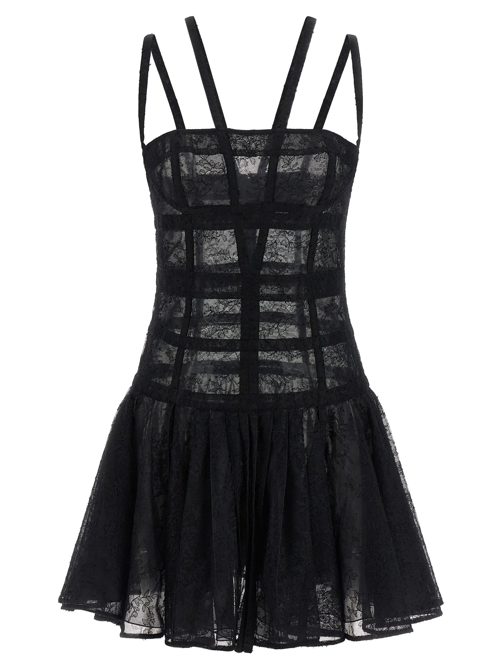Giovanni Bedin Black Polyamide Short Women's Dress
