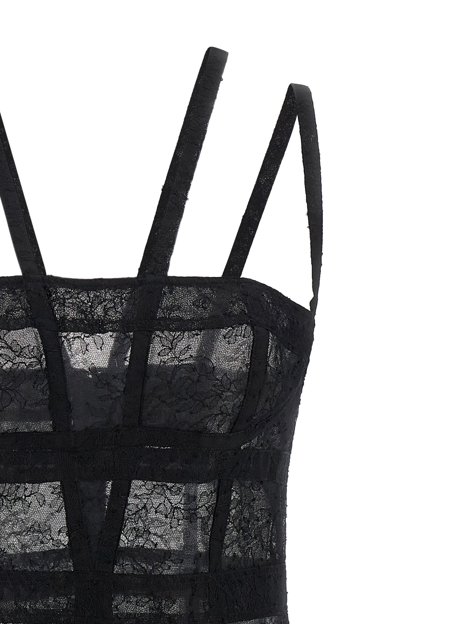 Giovanni Bedin Black Polyamide Short Women's Dress