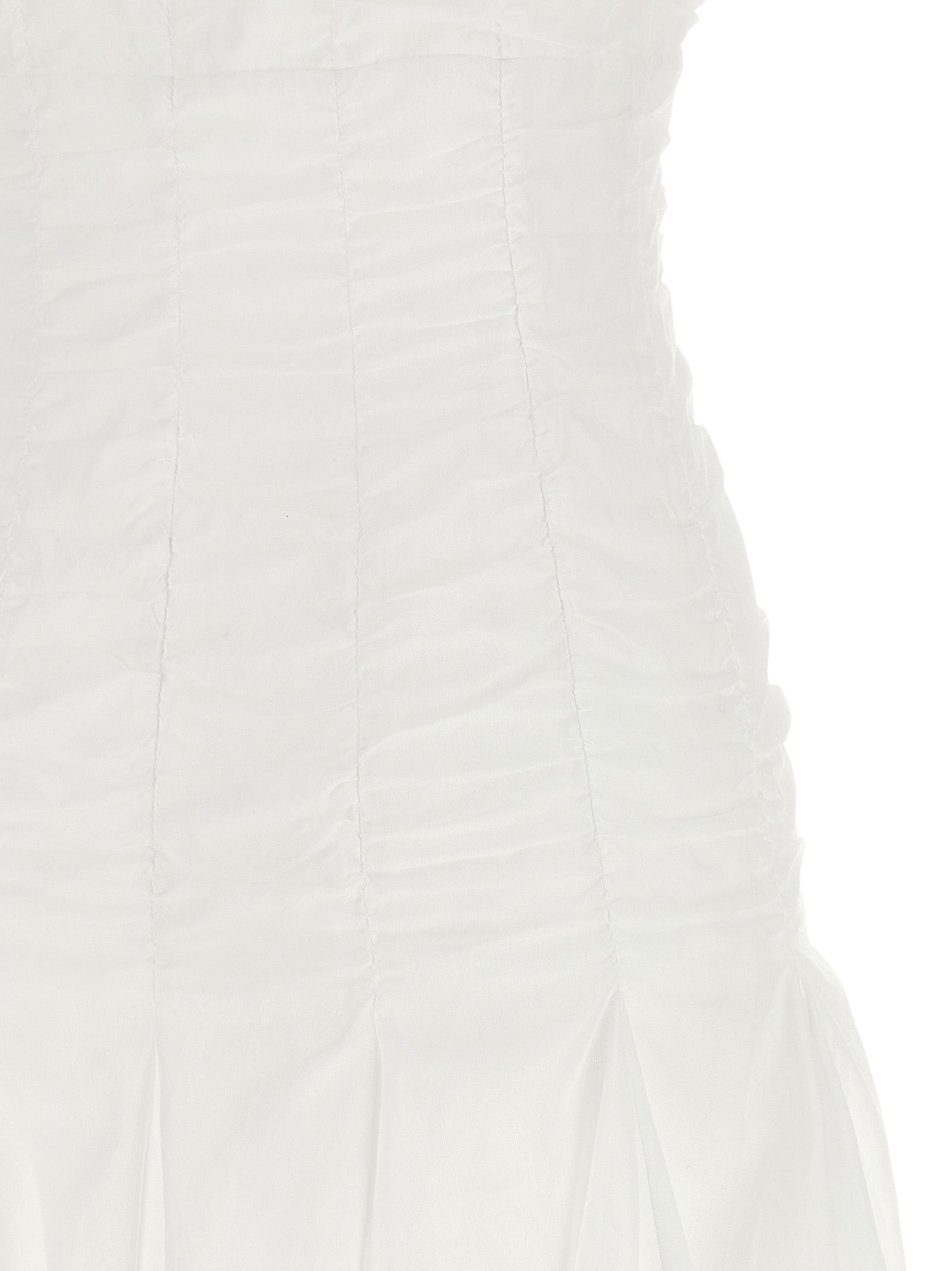 Giovanni Bedin White Cotton Short Women's Dress