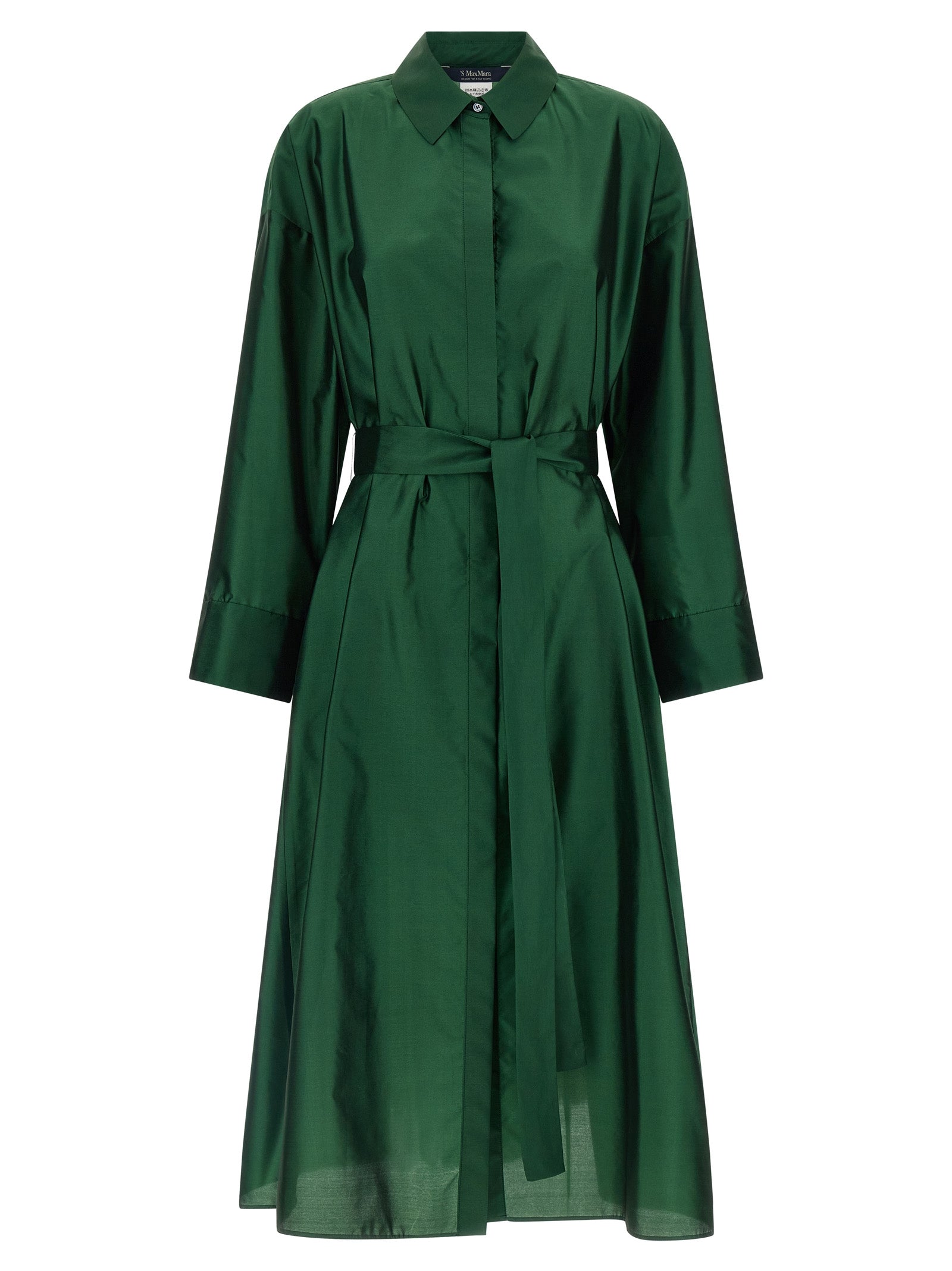 'S Max Mara Bicolor Polyester Midi Women's Dress