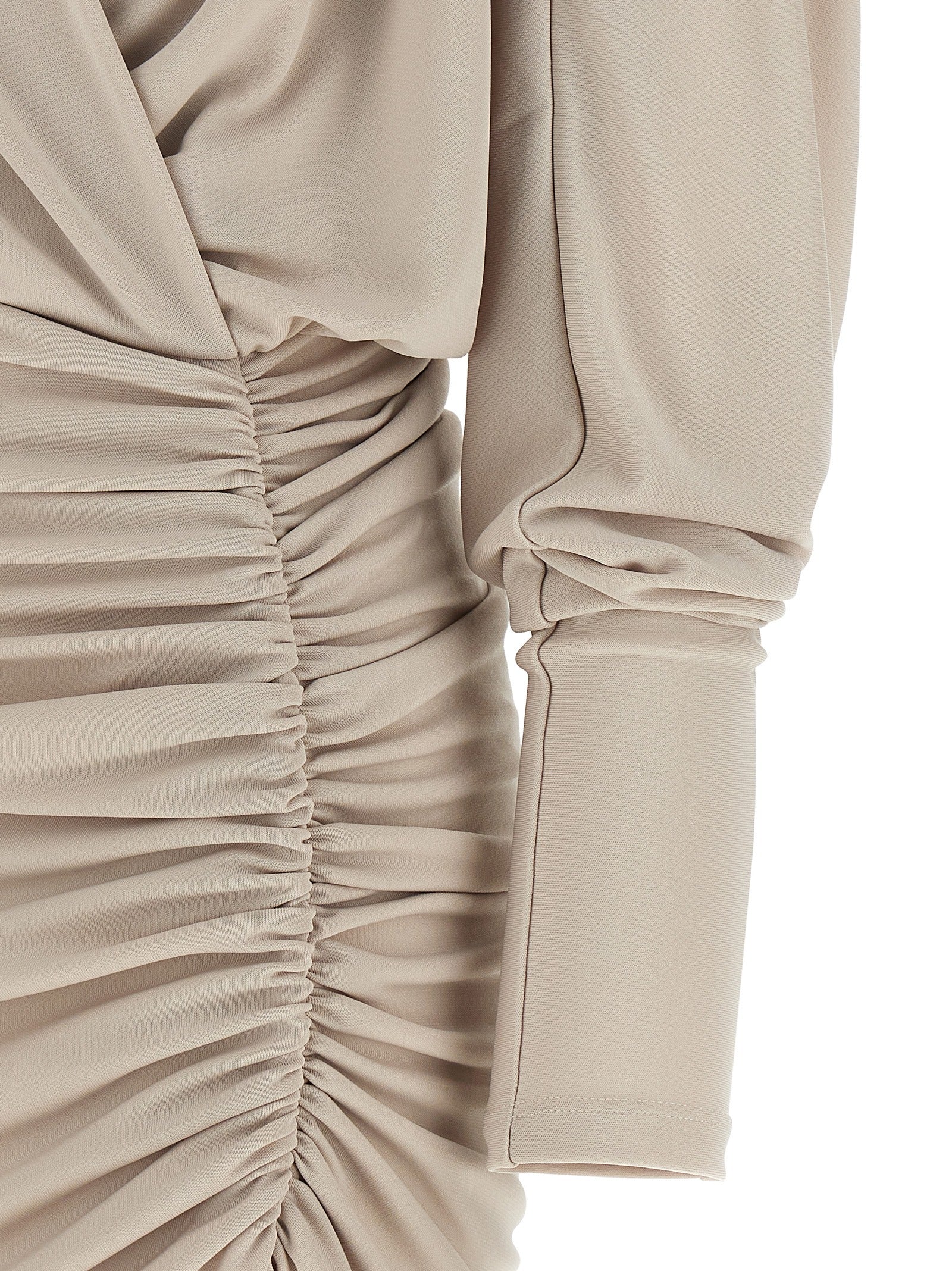 The Andamane Gray Polyester Short Women's Dress