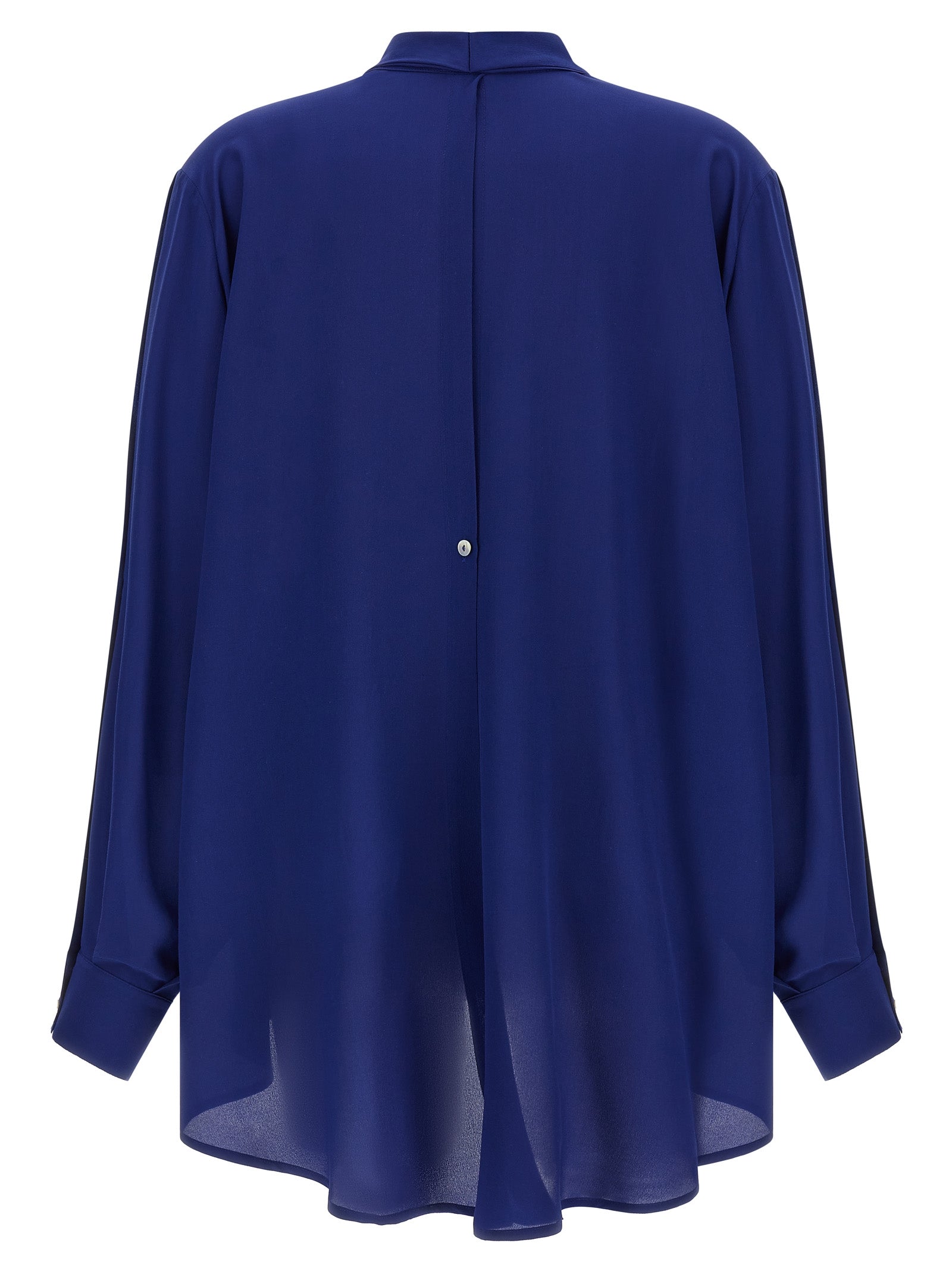 DI.LA3 PARI' Blue Silk Women's Blouse