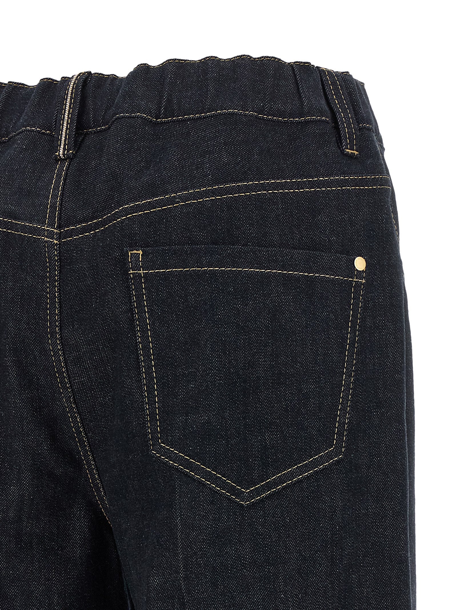 Brunello Cucinelli Blue Cotton Jeans Women's Denim