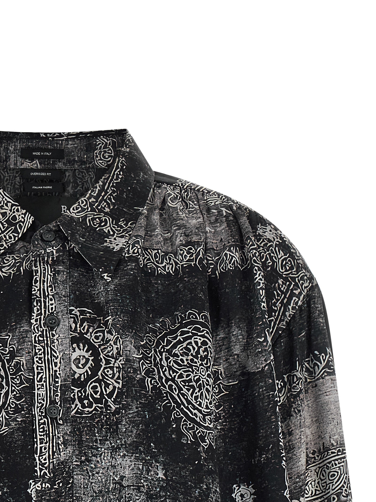 R13 Black Silk Women's Blouse