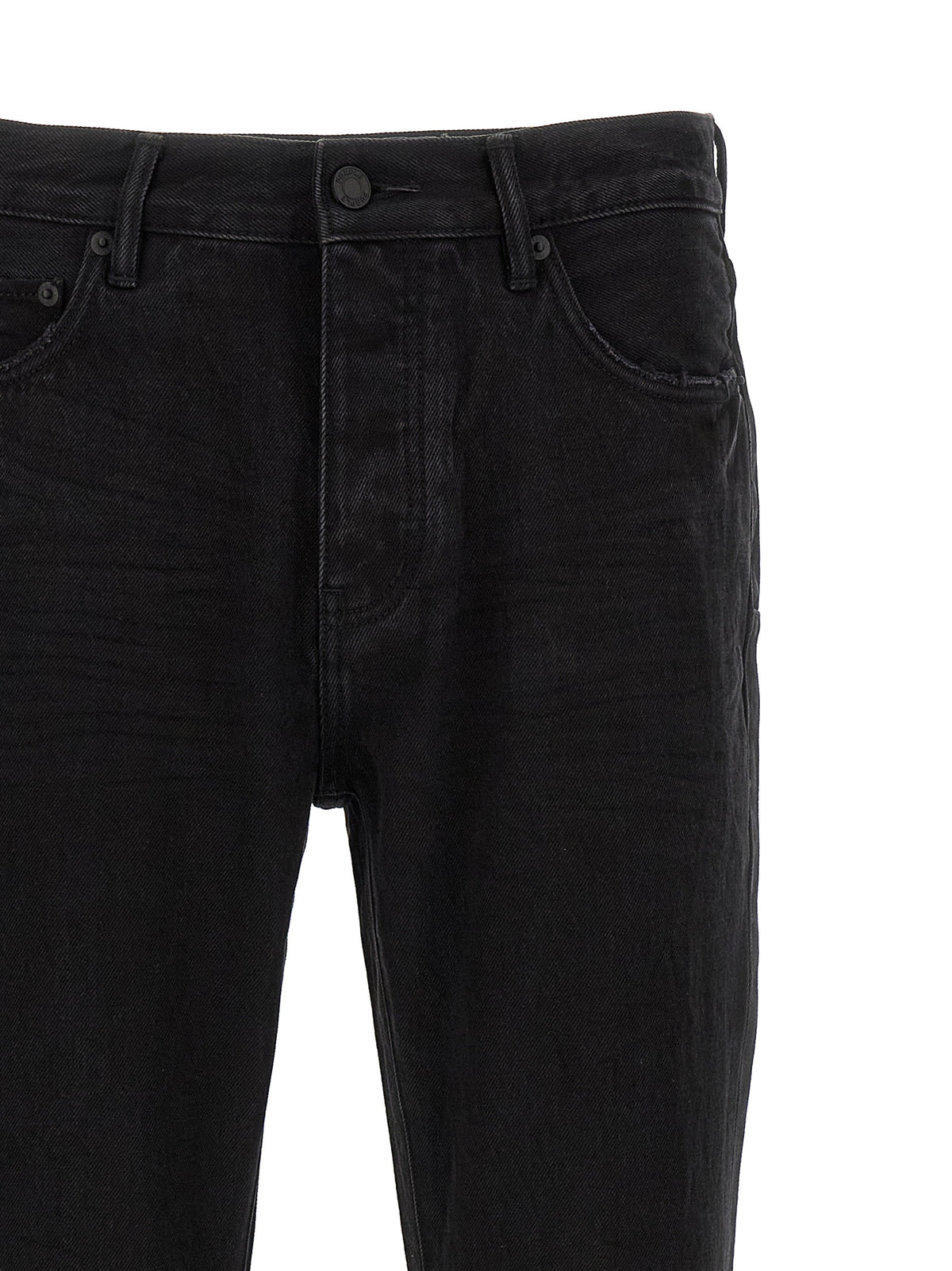 PURPLE Black Cotton Flared Men's Jeans