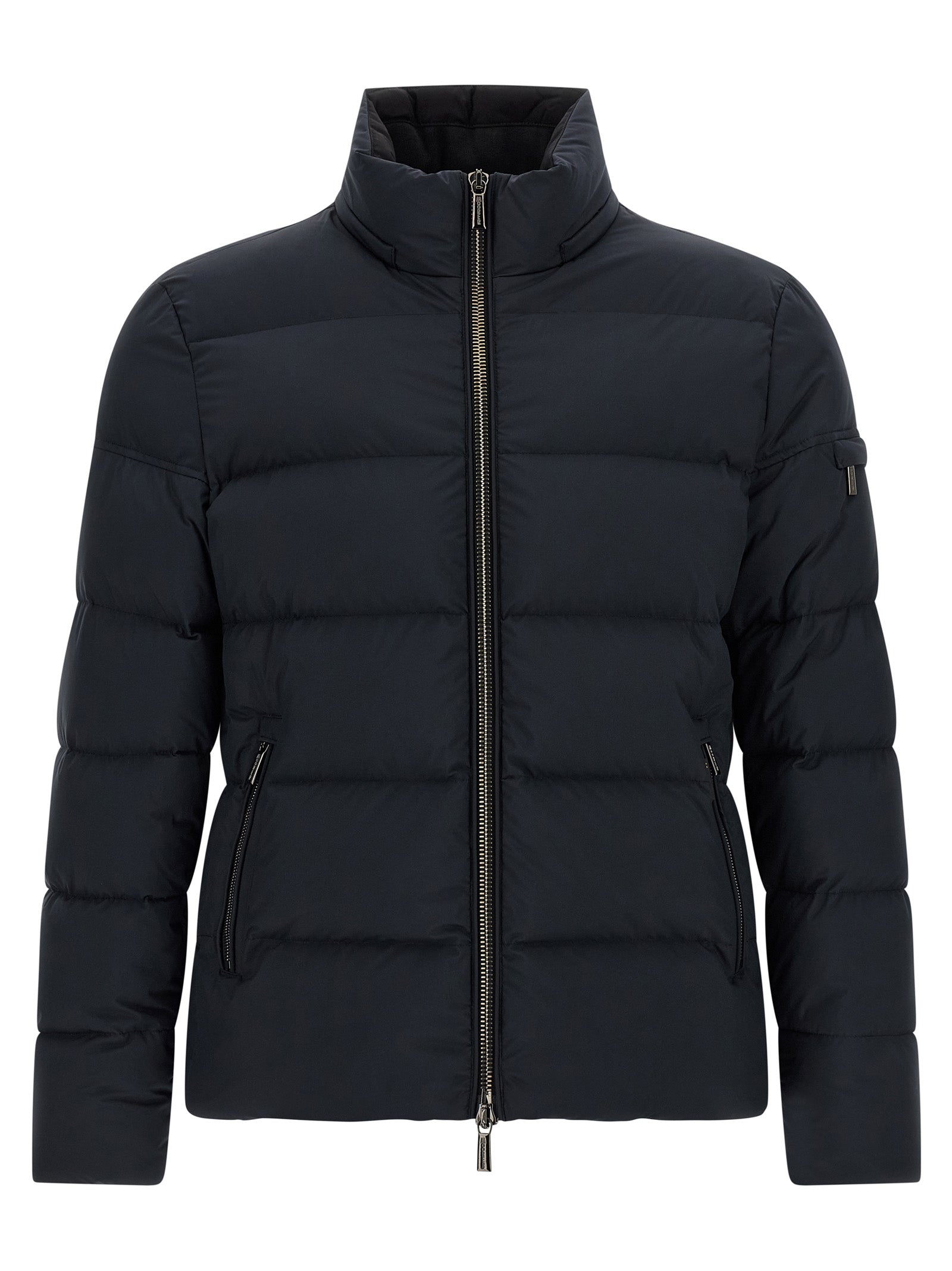 MooRER Blue Wool Men's Bomber