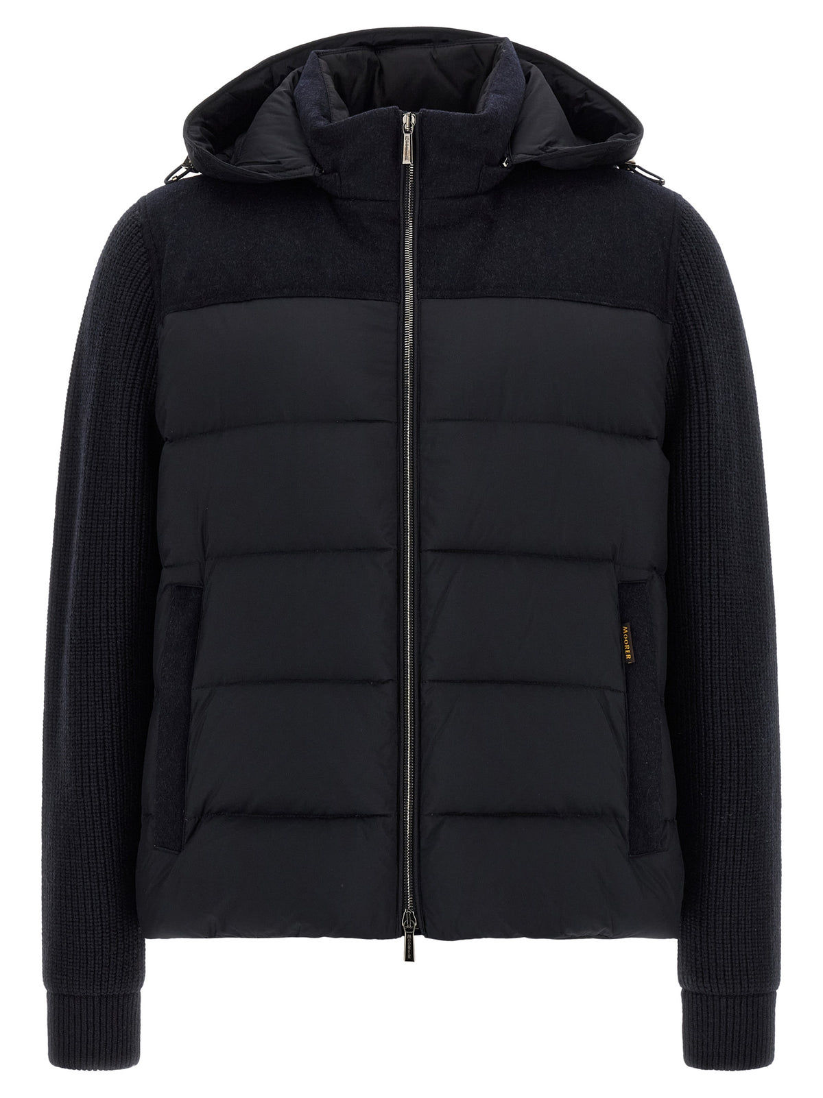 MooRER Blue Wool Full-Length Men's Jacket