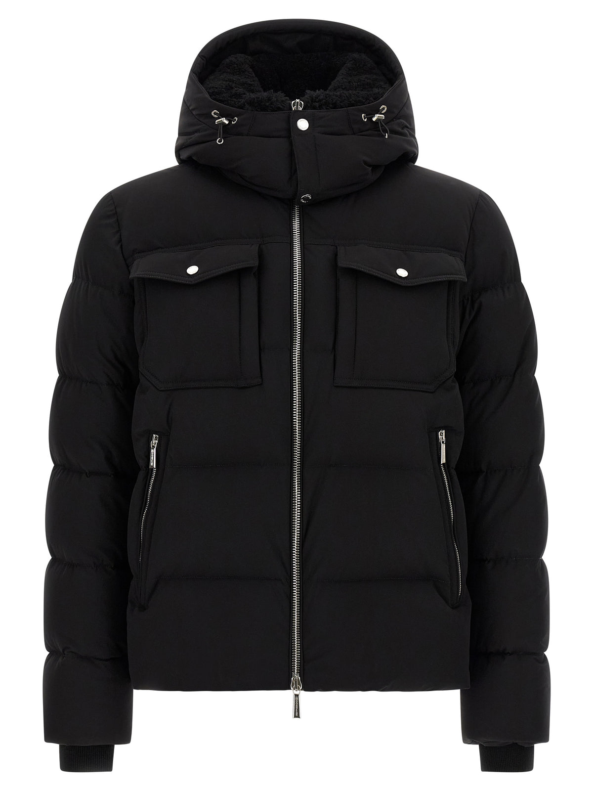 MooRER Black Wool Men's Bomber