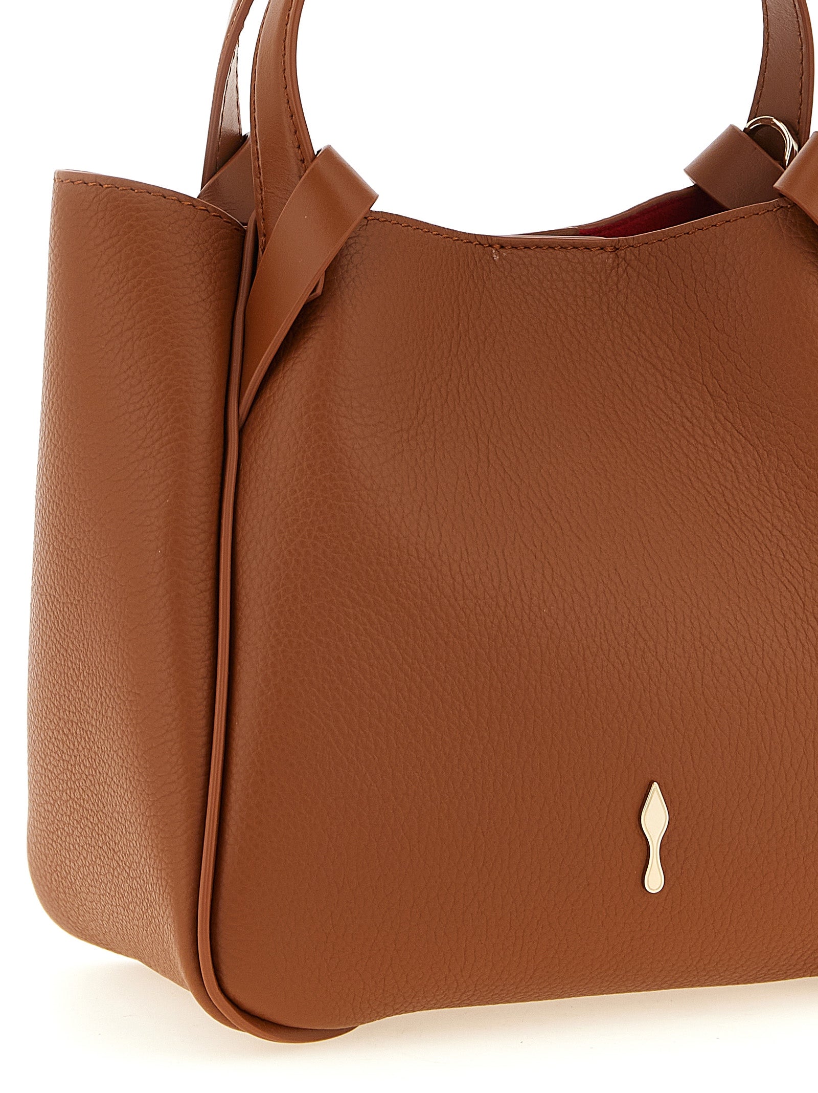 Christian Louboutin Brown Calfskin Tote Women's Bag