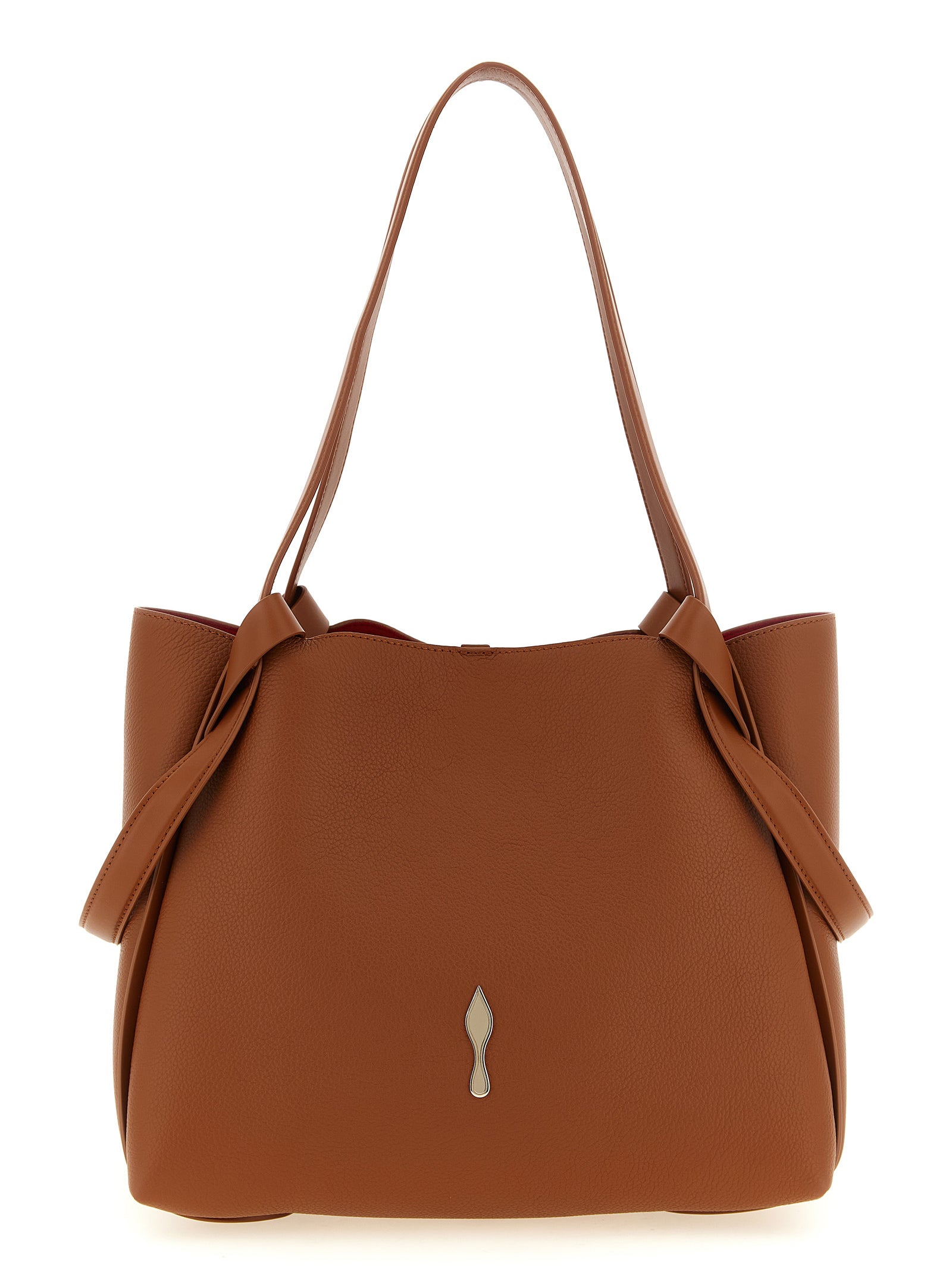 Christian Louboutin Brown Calfskin Tote Women's Bag