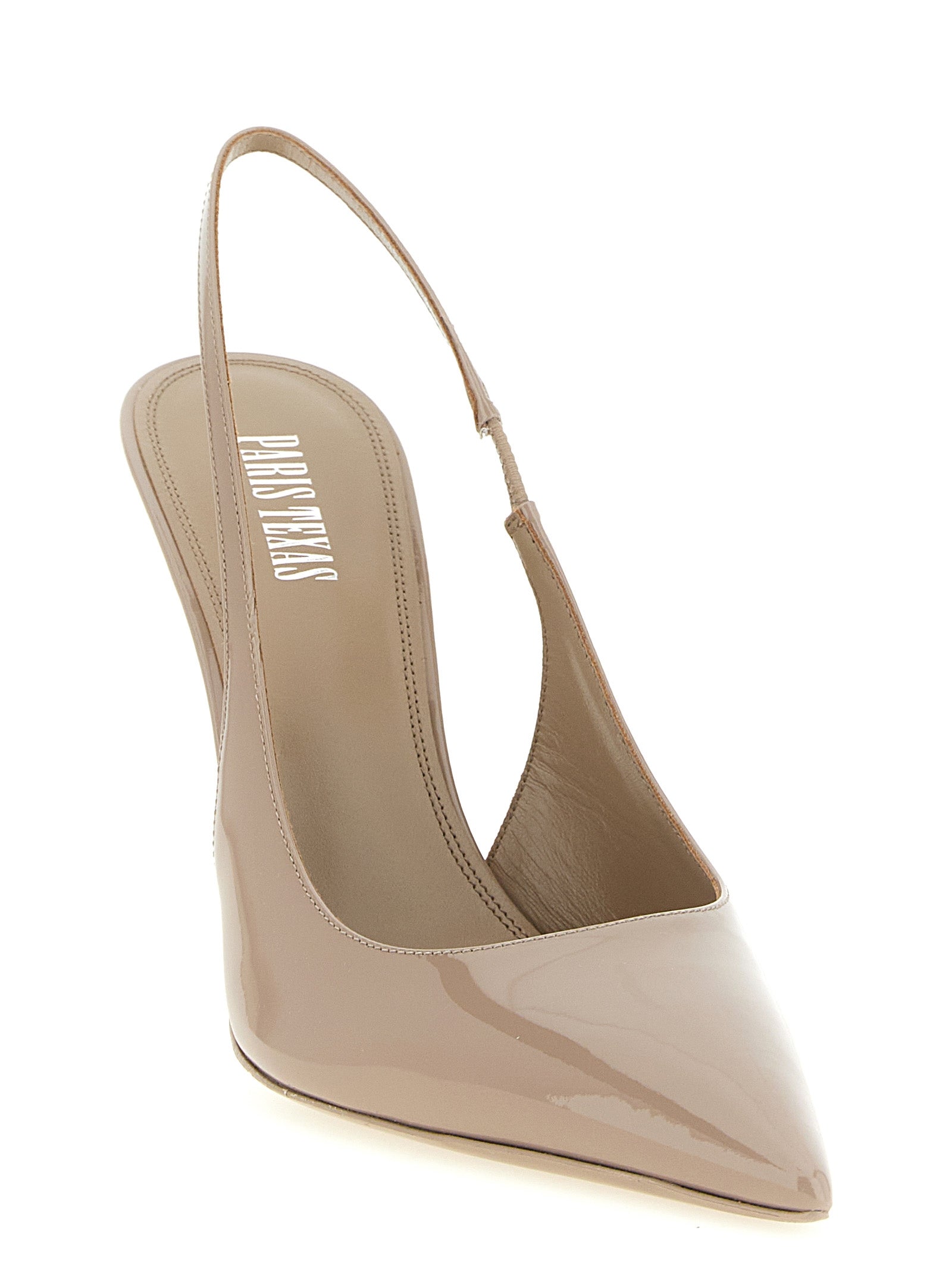 Paris Texas Beige Calfskin High Heel Women's Pumps