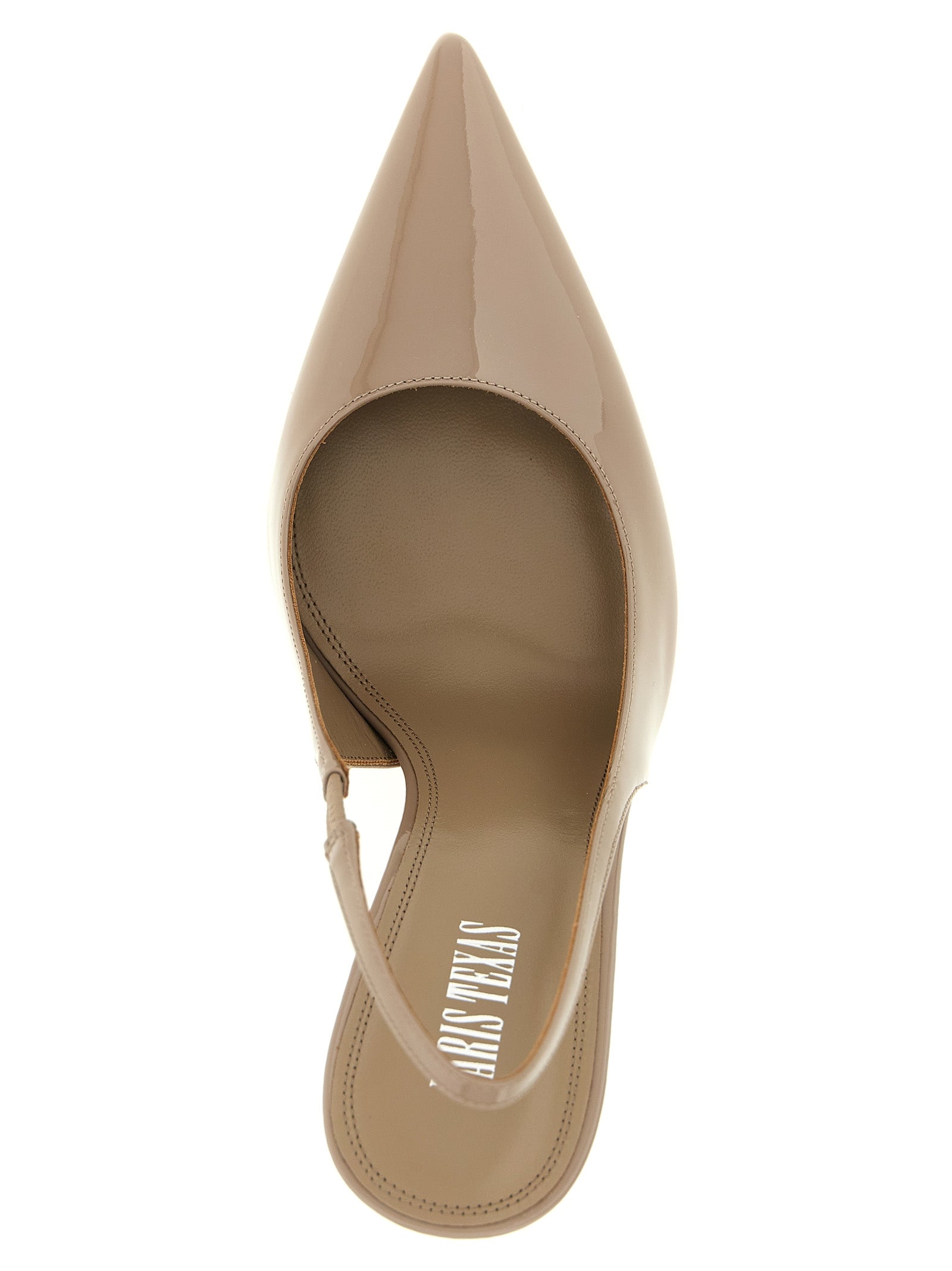 Paris Texas Beige Calfskin High Heel Women's Pumps