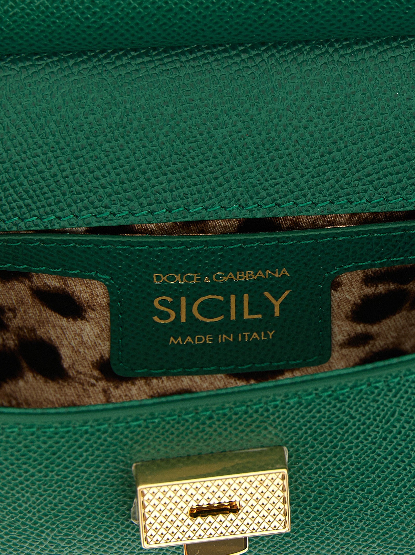 Dolce & Gabbana Bicolor Calfskin Women's Handbag