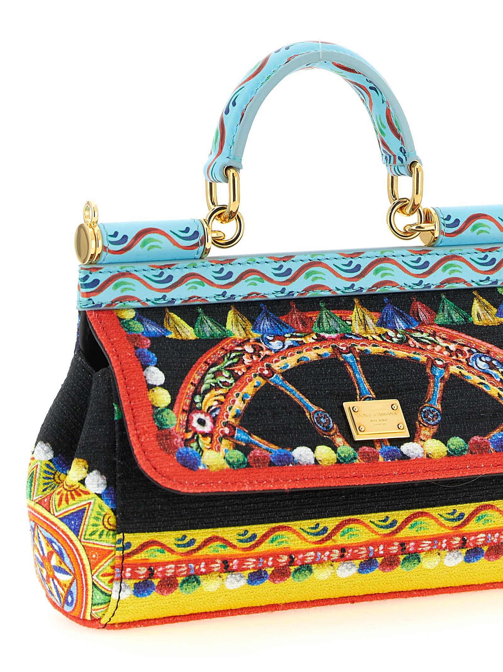 Dolce & Gabbana Multicolor Cotton Women's Handbag