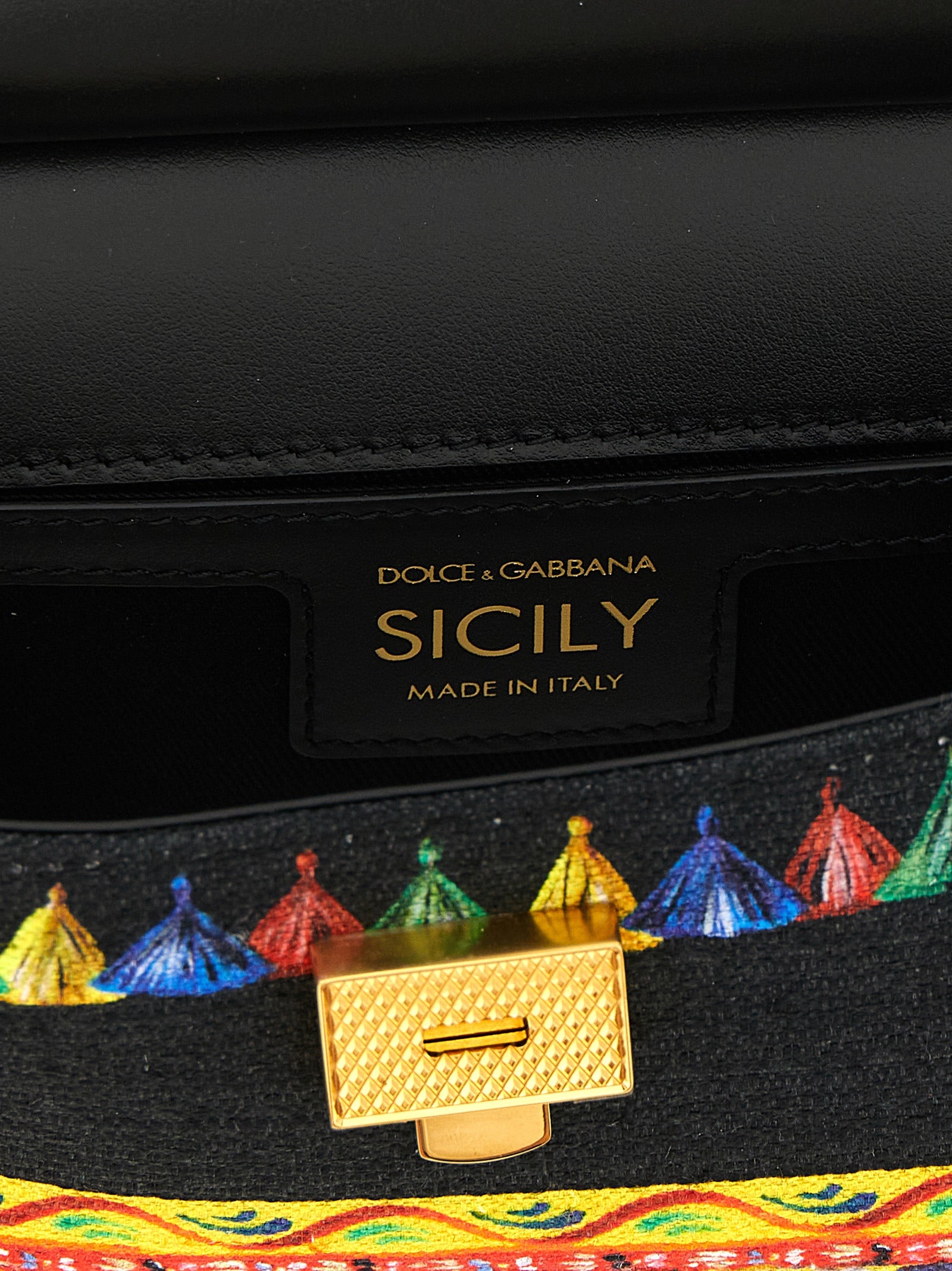 Dolce & Gabbana Multicolor Cotton Women's Handbag