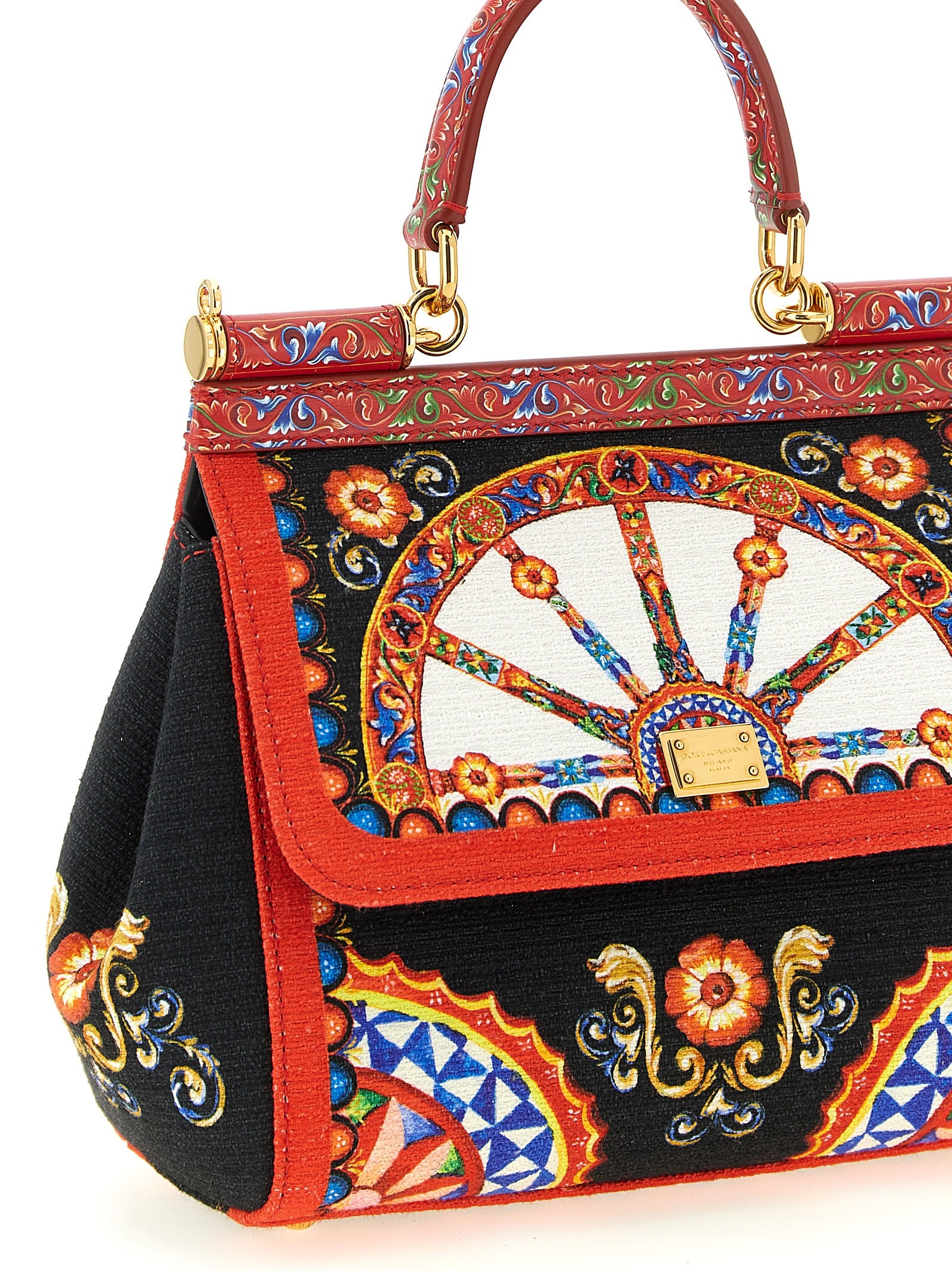 Dolce & Gabbana Multicolor Cotton Women's Handbag