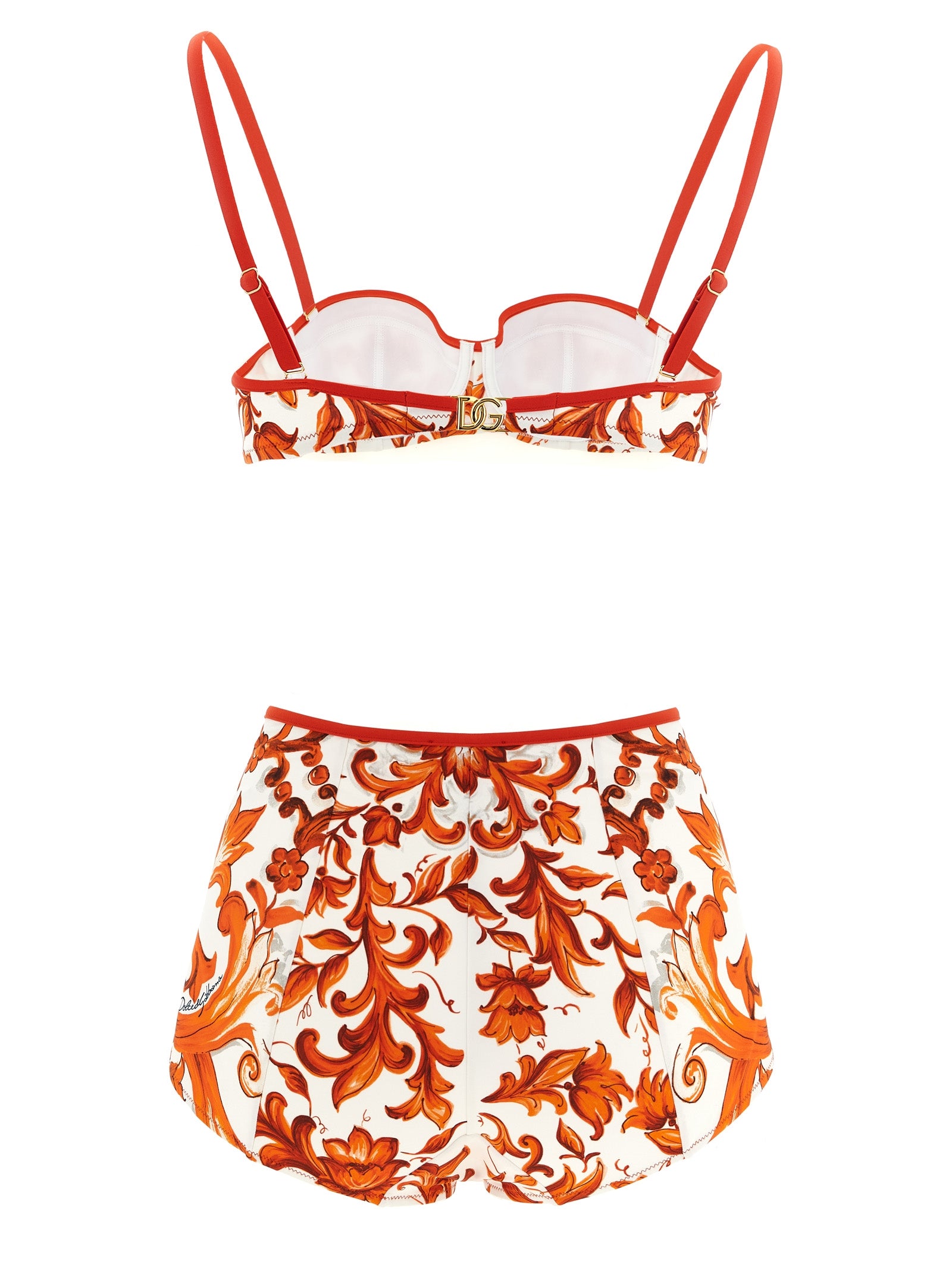 Dolce & Gabbana Orange Polyamide Women's Bikini