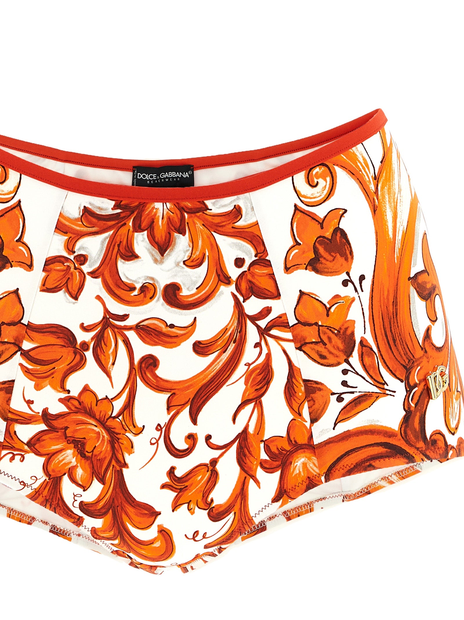 Dolce & Gabbana Orange Polyamide Women's Bikini