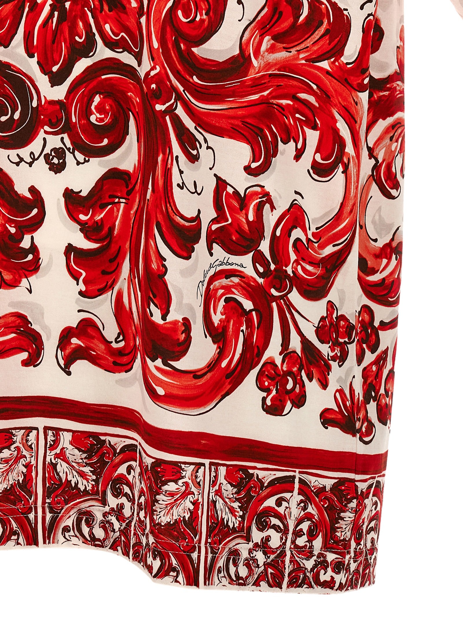 Dolce & Gabbana Red Cotton Men's T-Shirt