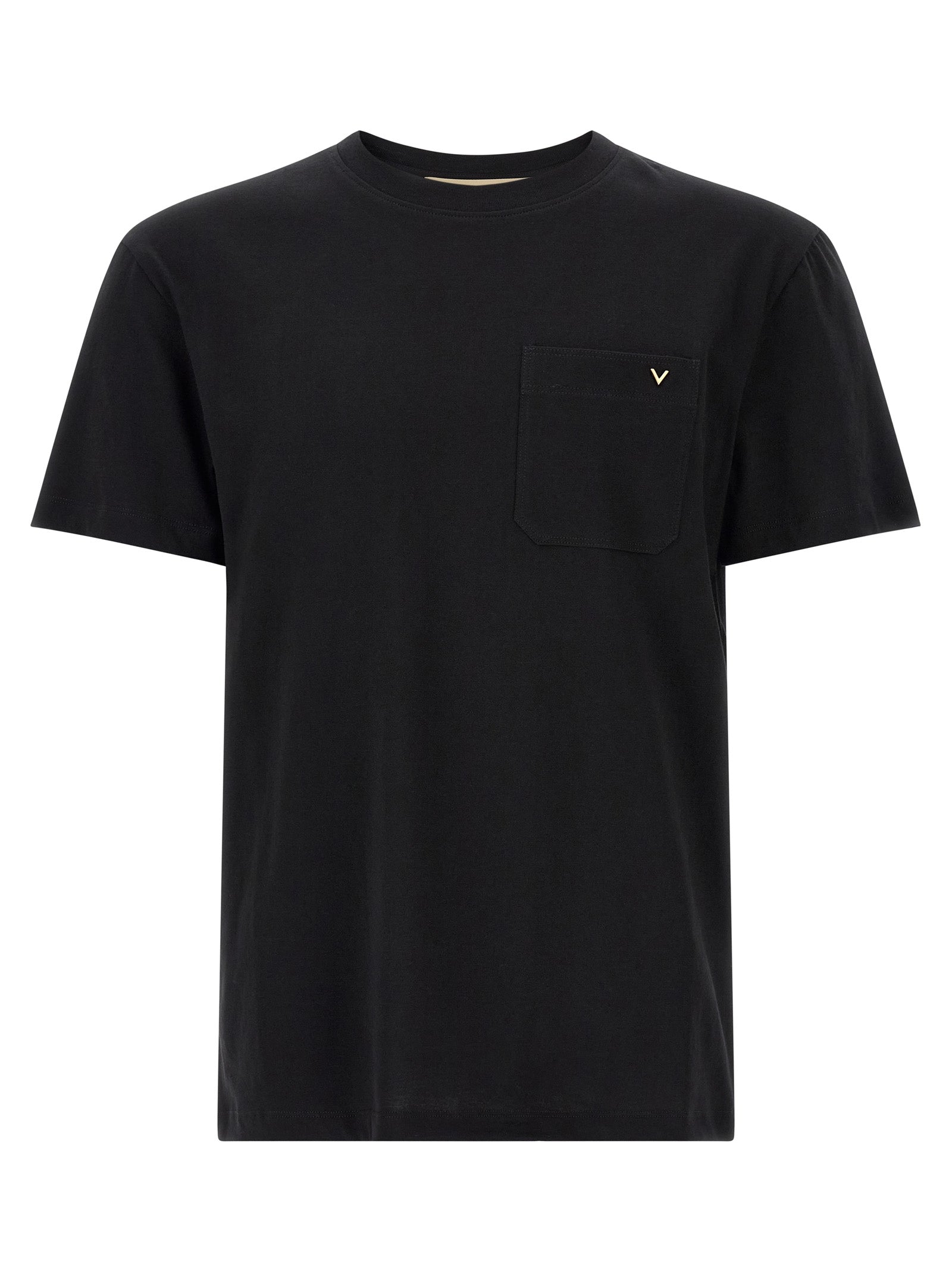 Valentino Garavani Black Cotton Men's T-Shirt