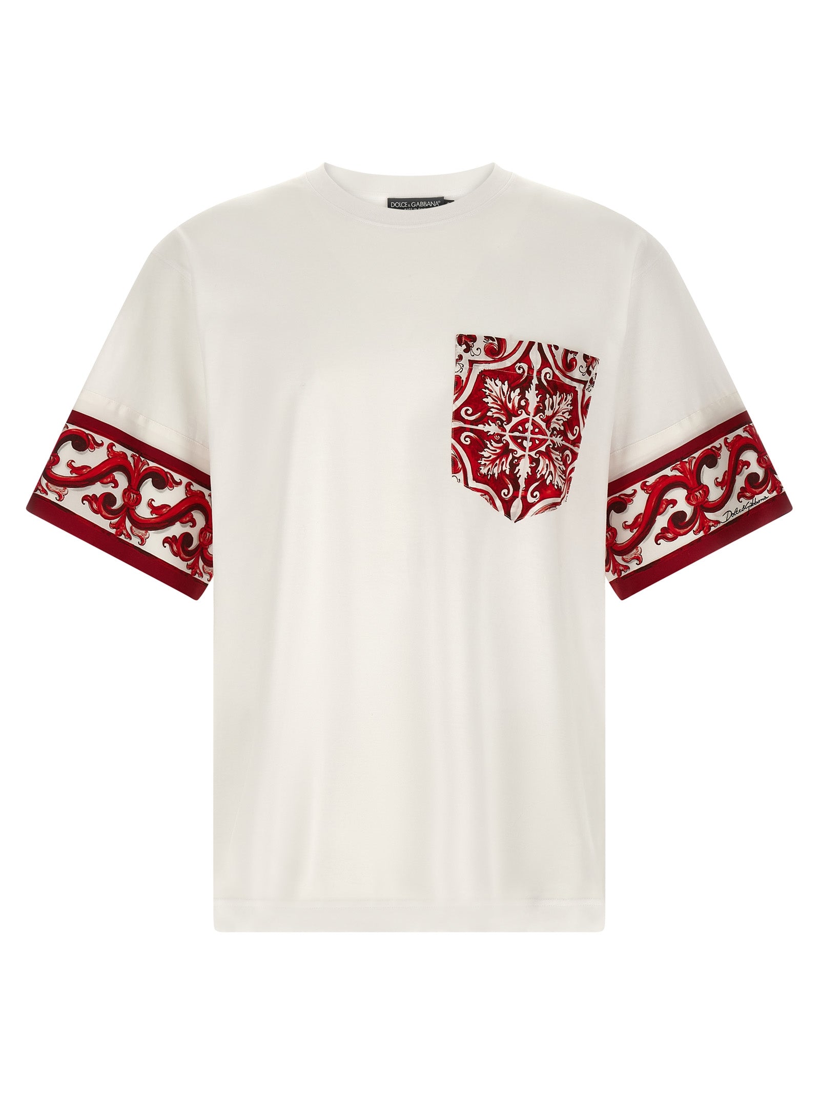 Dolce & Gabbana Red Cotton Men's T-Shirt