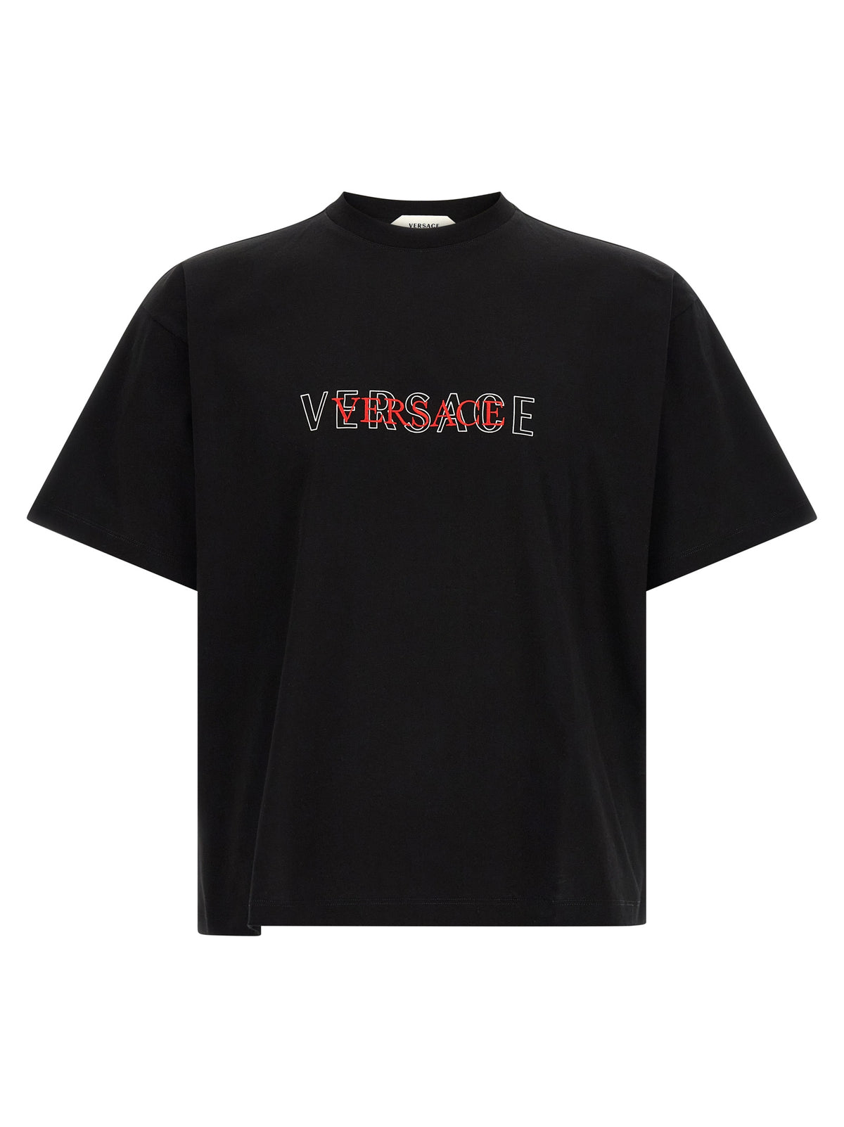 Versace Black Cotton Men's T-Shirt