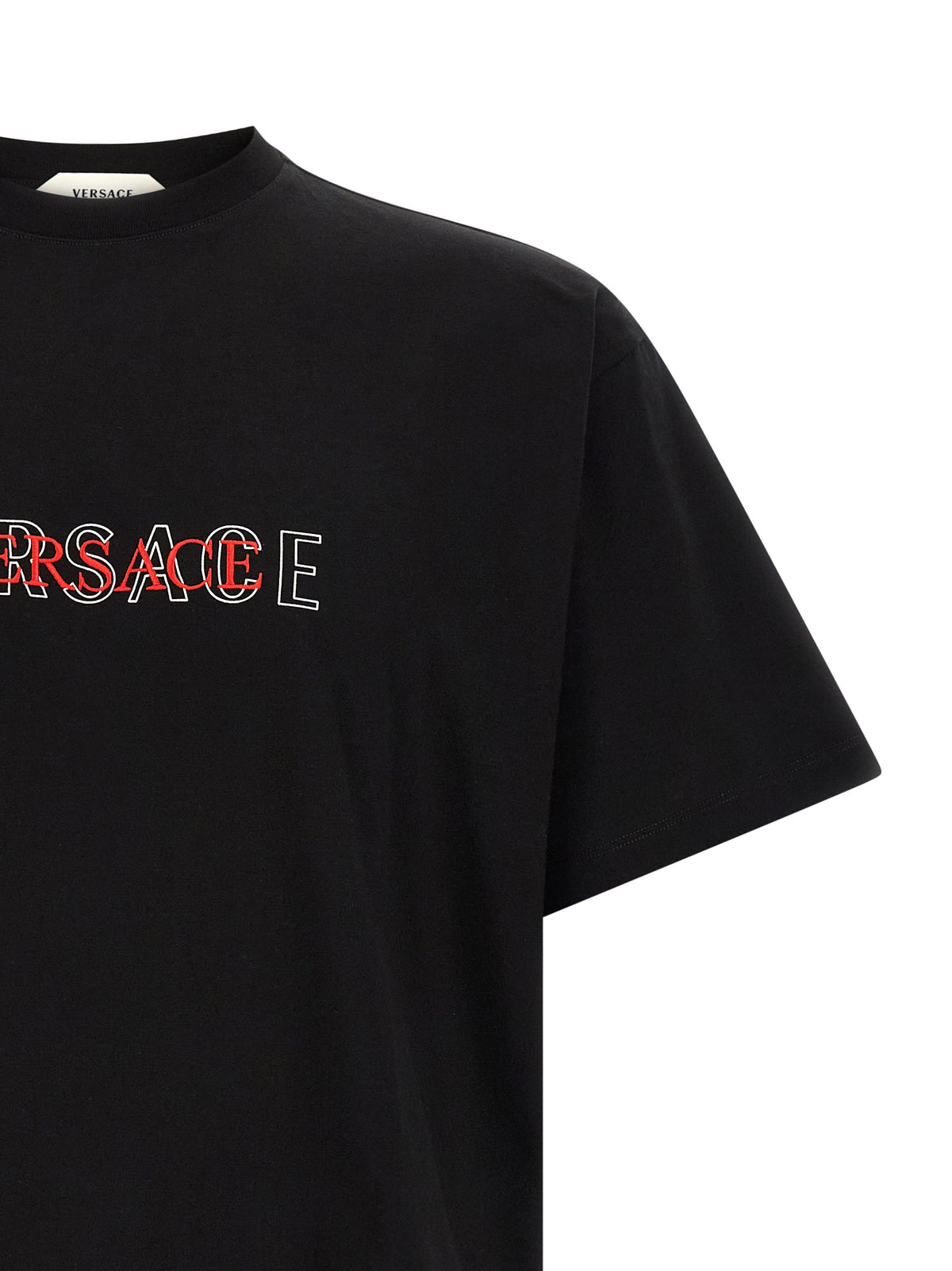 Versace Black Cotton Men's T-Shirt