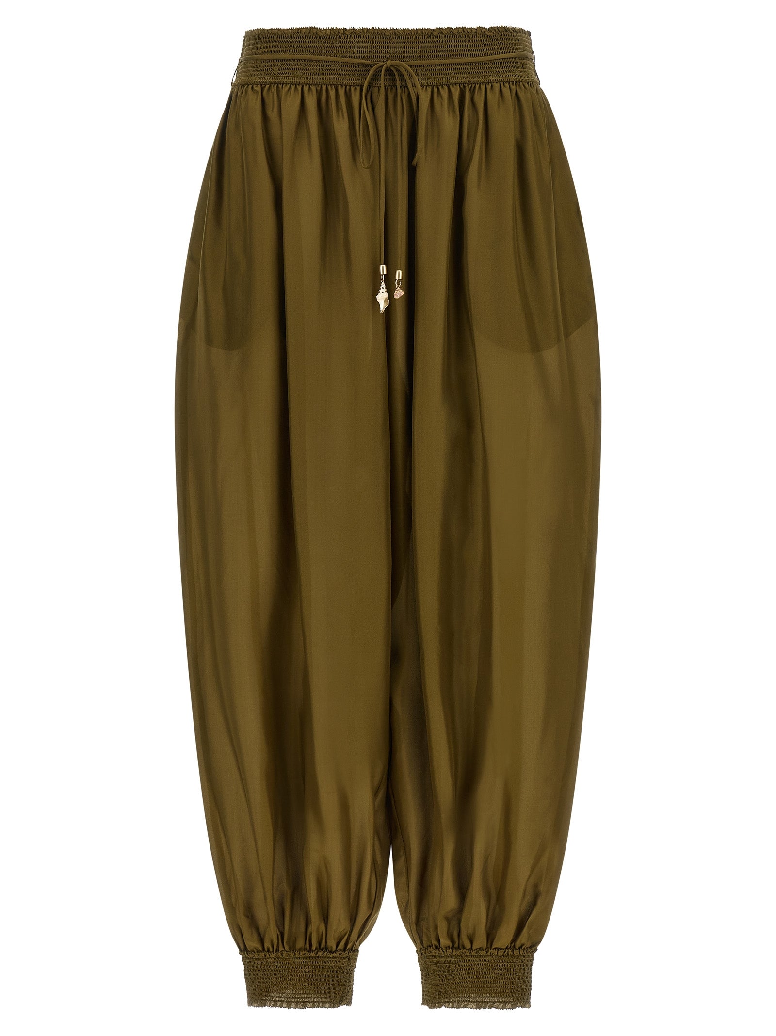 Zimmermann Bicolor Silk Casual Women's Pants