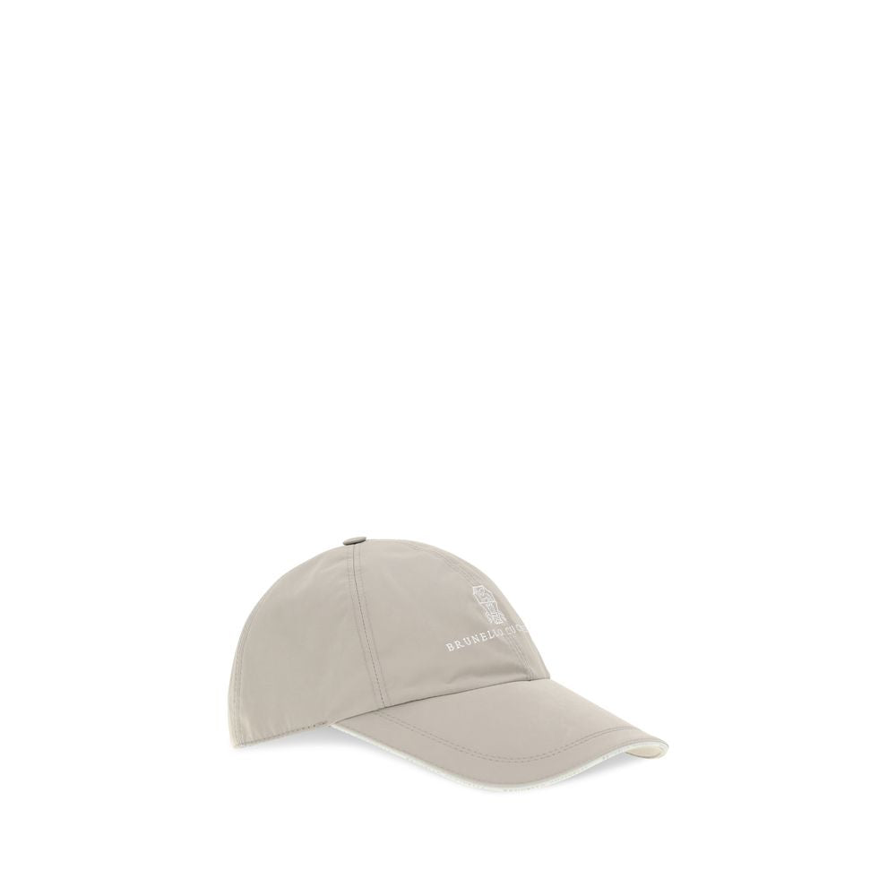 Brunello Cucinelli Beige Polyester Cap (Baseball Men's Hat)