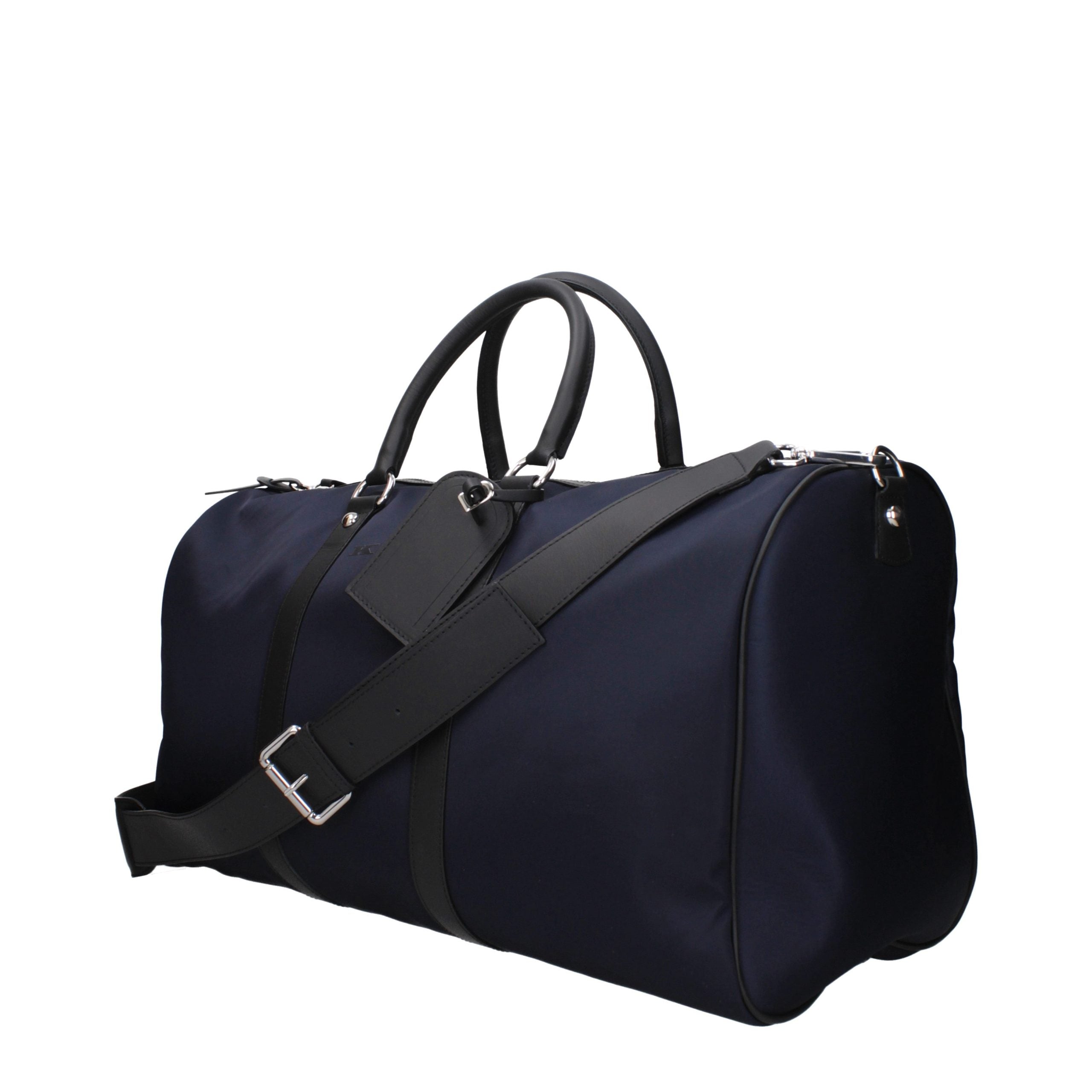 Kiton Blue Nylon Luggage And Men's Travel