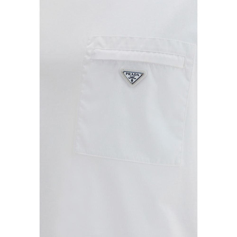Prada White Cotton Men's T-Shirt
