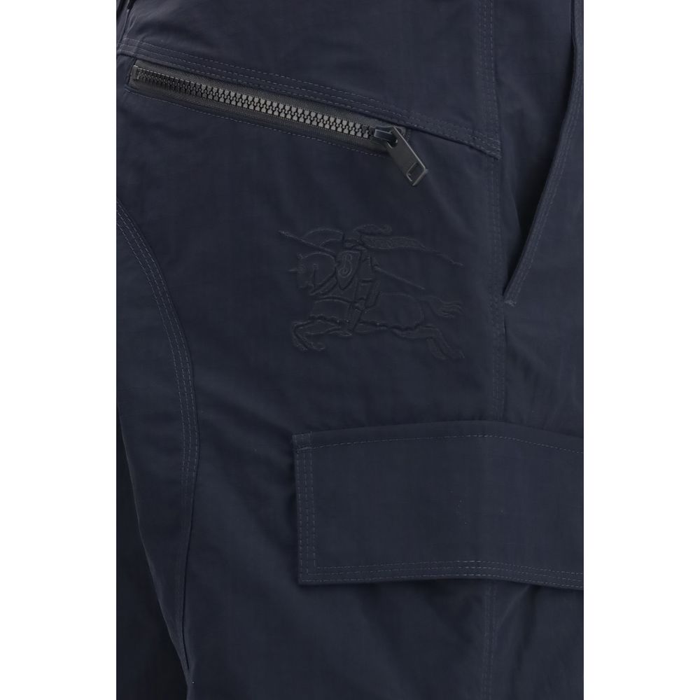 Burberry Blue Polyamide Cargo Men's Pants