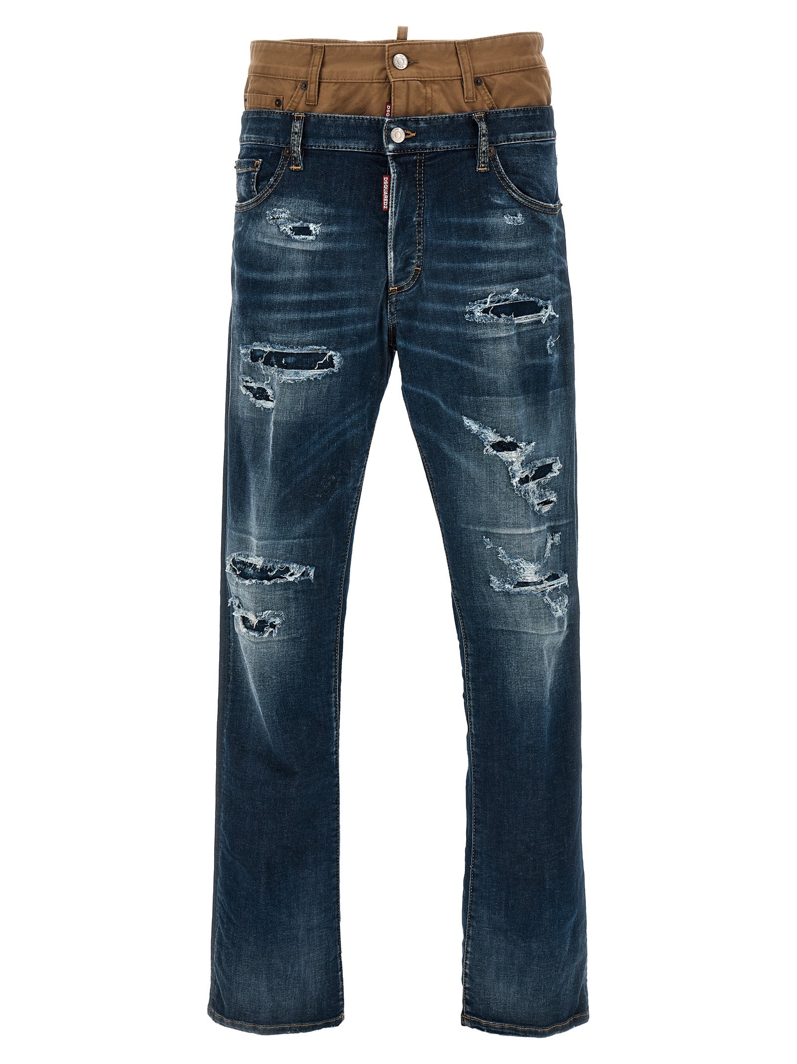 Dsquared² Blue Cotton Skinny Men's Jeans