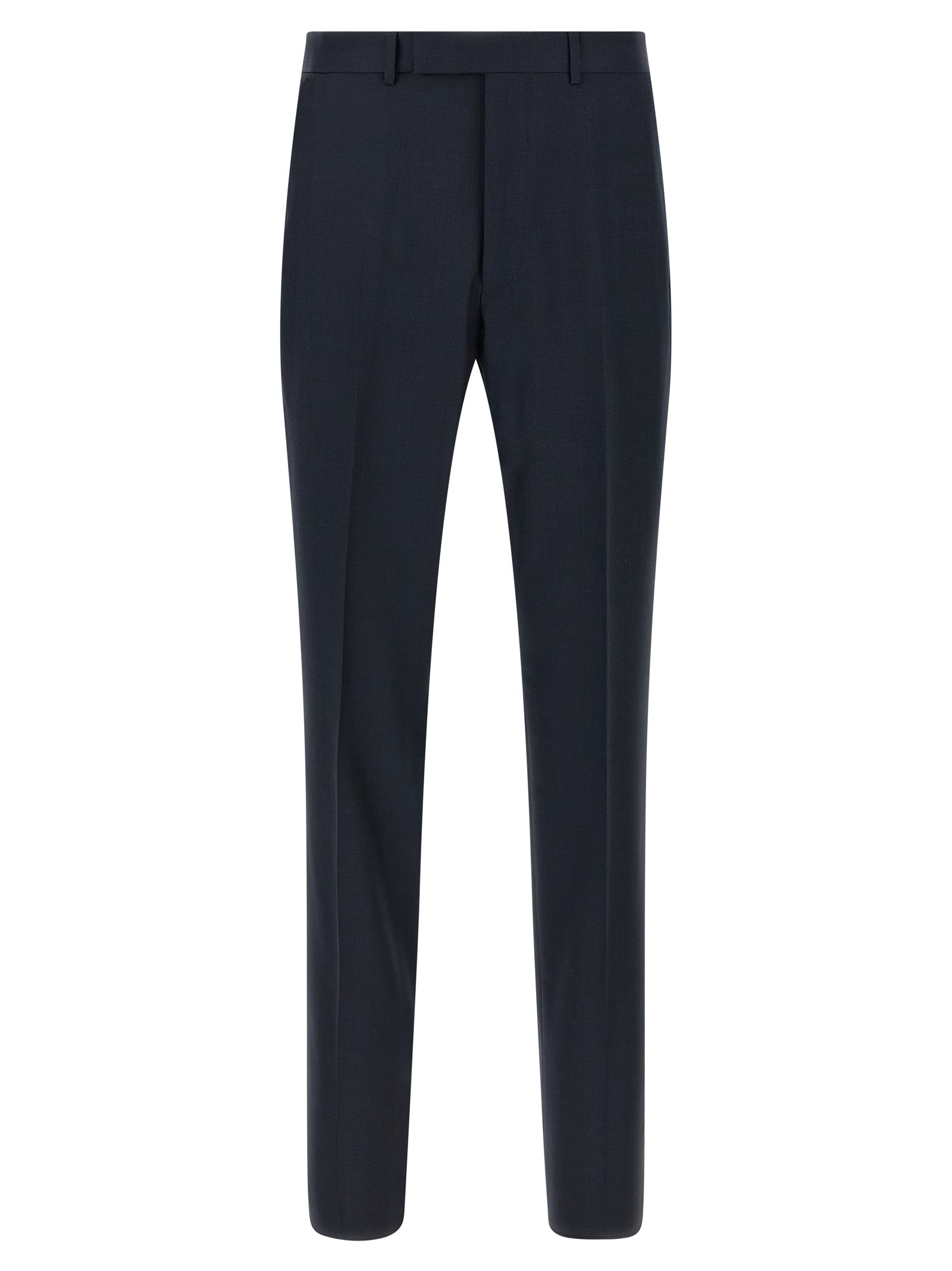 ZEGNA Blue Wool Two-Piece Men's Suit