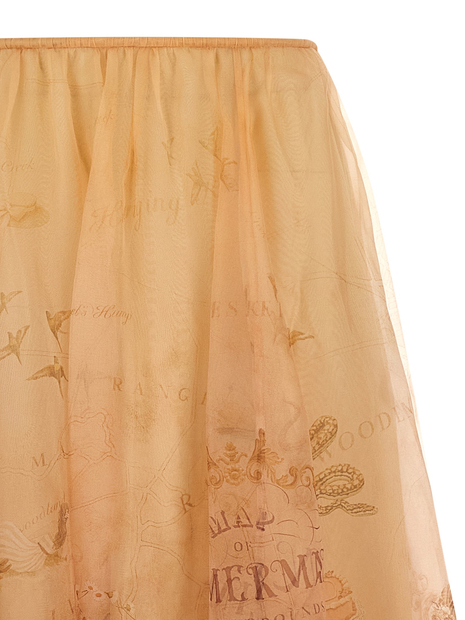 Zimmermann Beige Silk Mini Women's Skirt