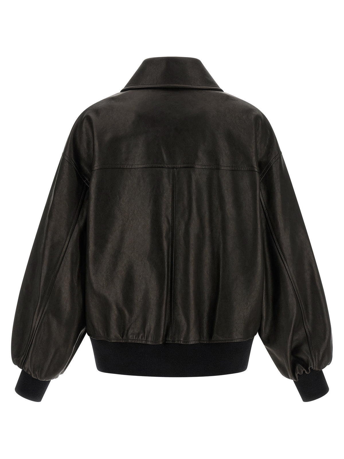 Khaite Black Lamb Leather Leather Women's Jacket