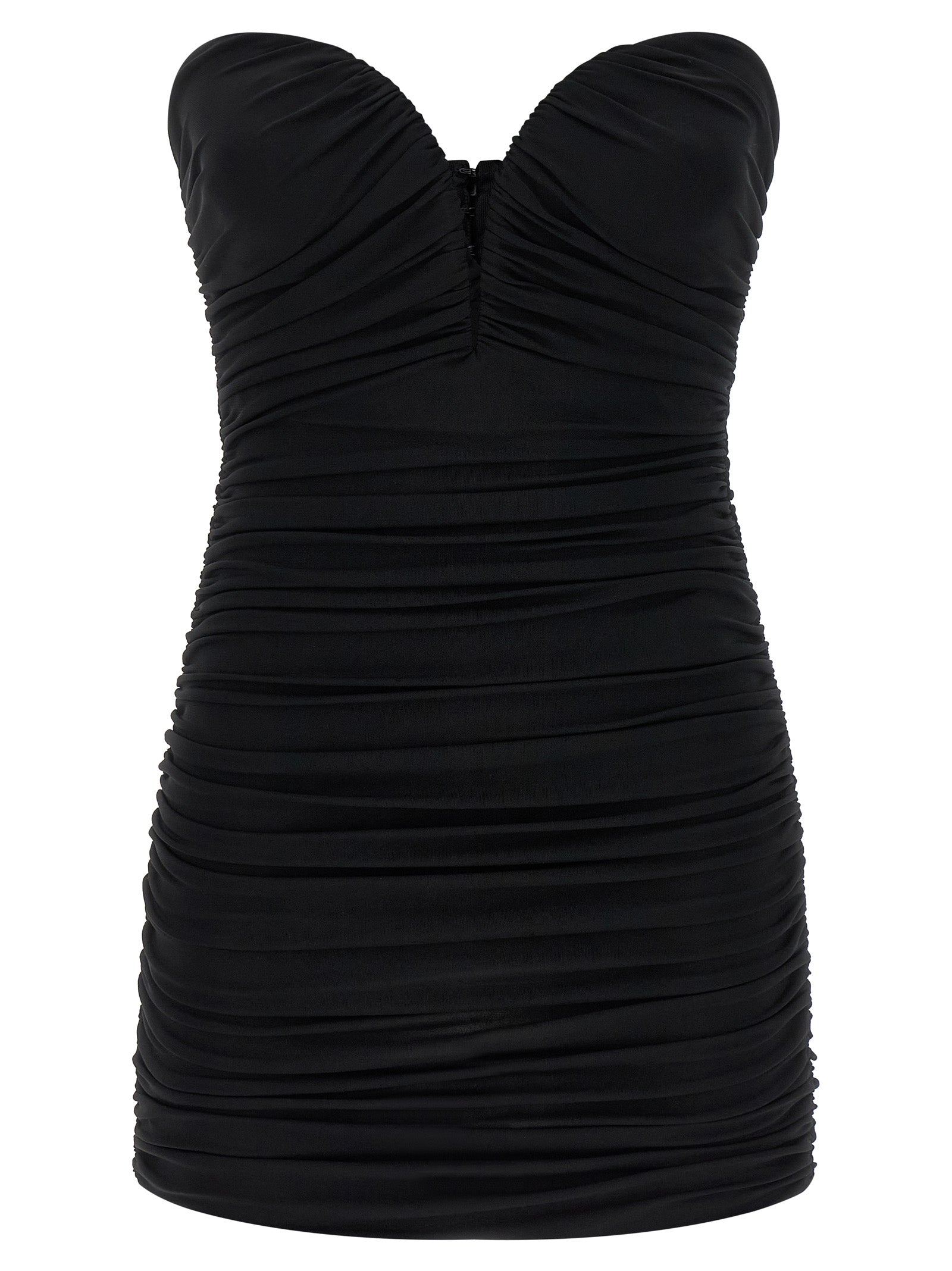 Elisabetta Franchi Black Viscose Short Women's Dress