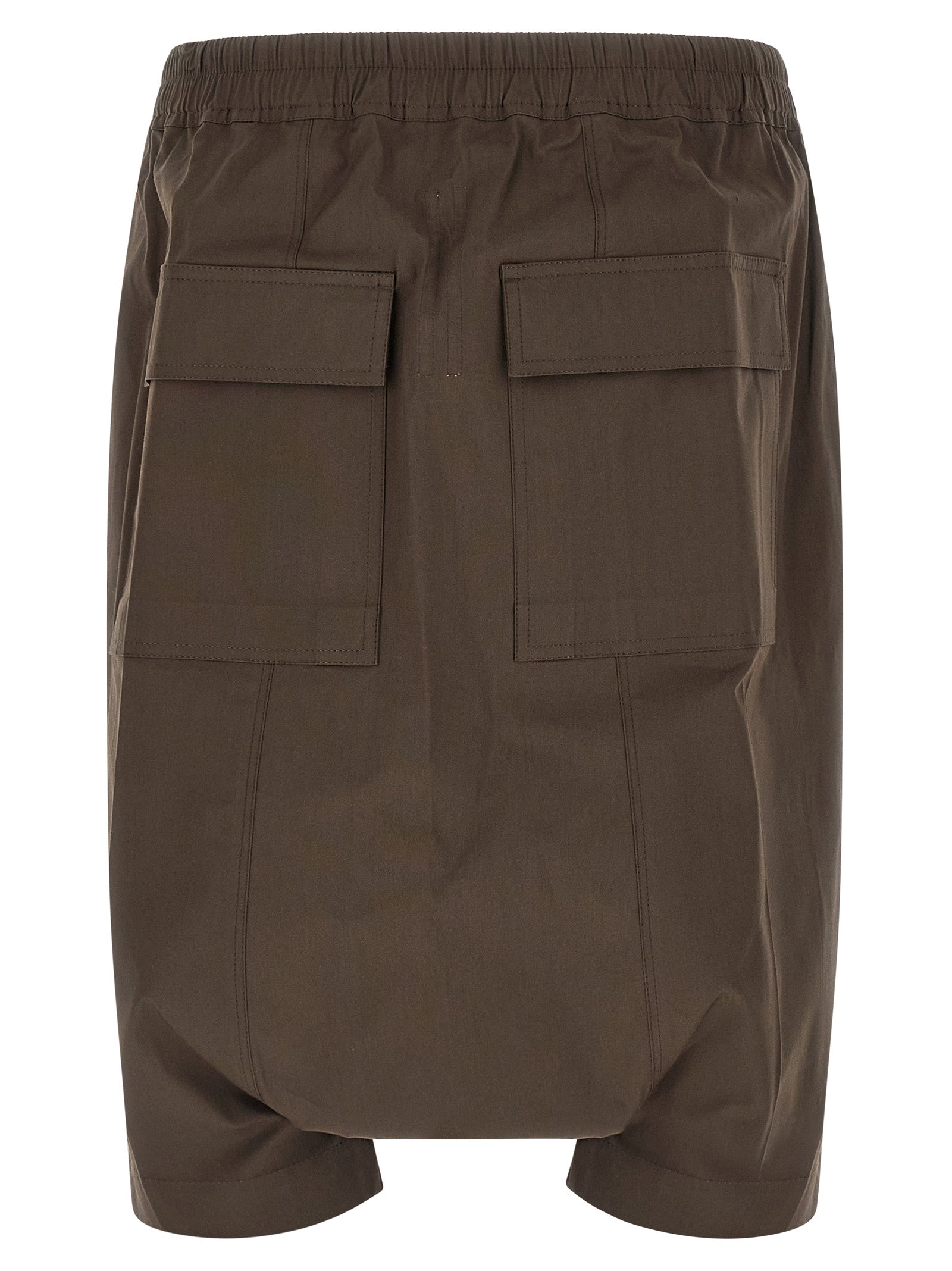 Rick Owens Brown Cotton Bermuda Men's Shorts