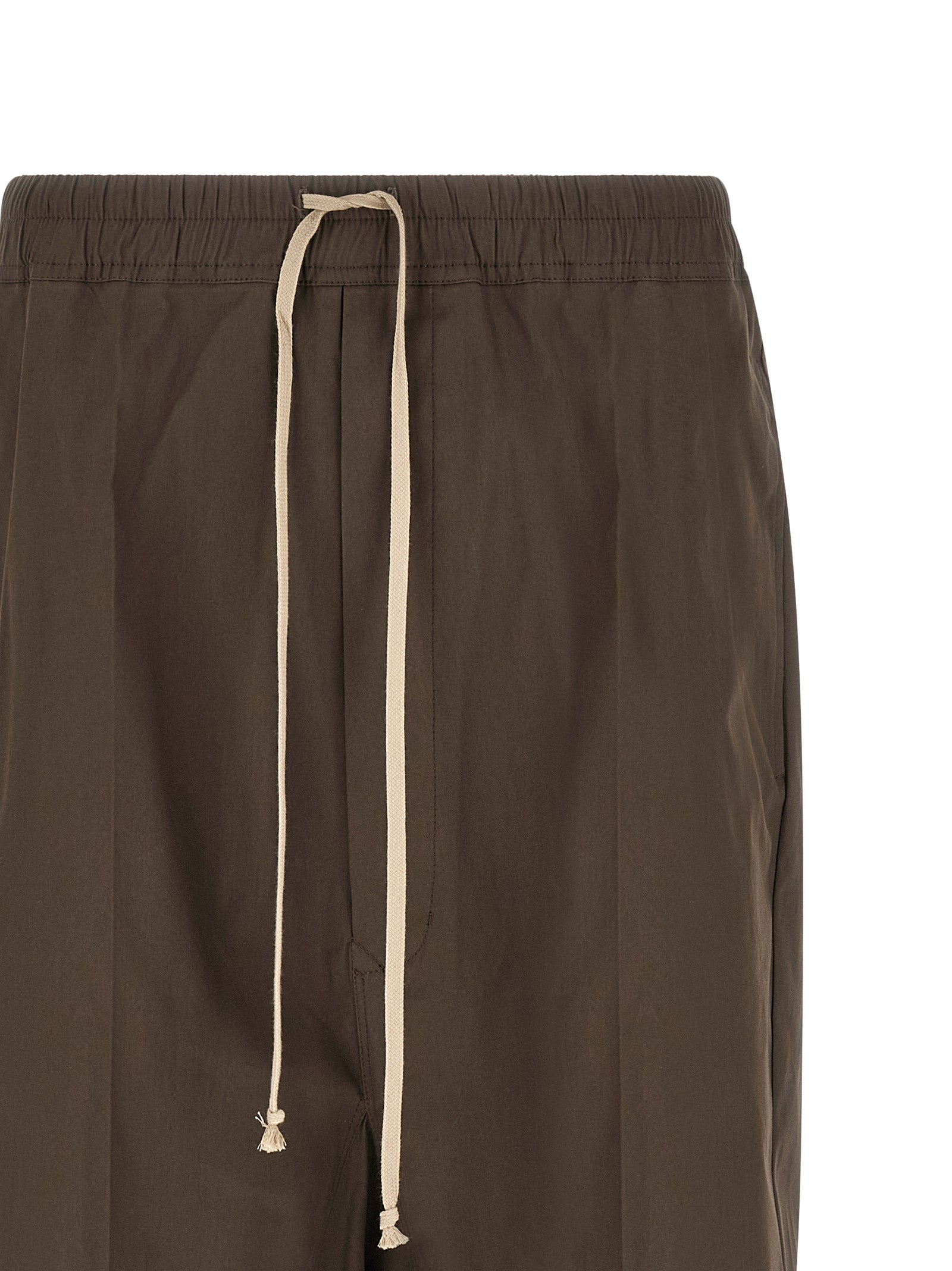 Rick Owens Brown Cotton Bermuda Men's Shorts