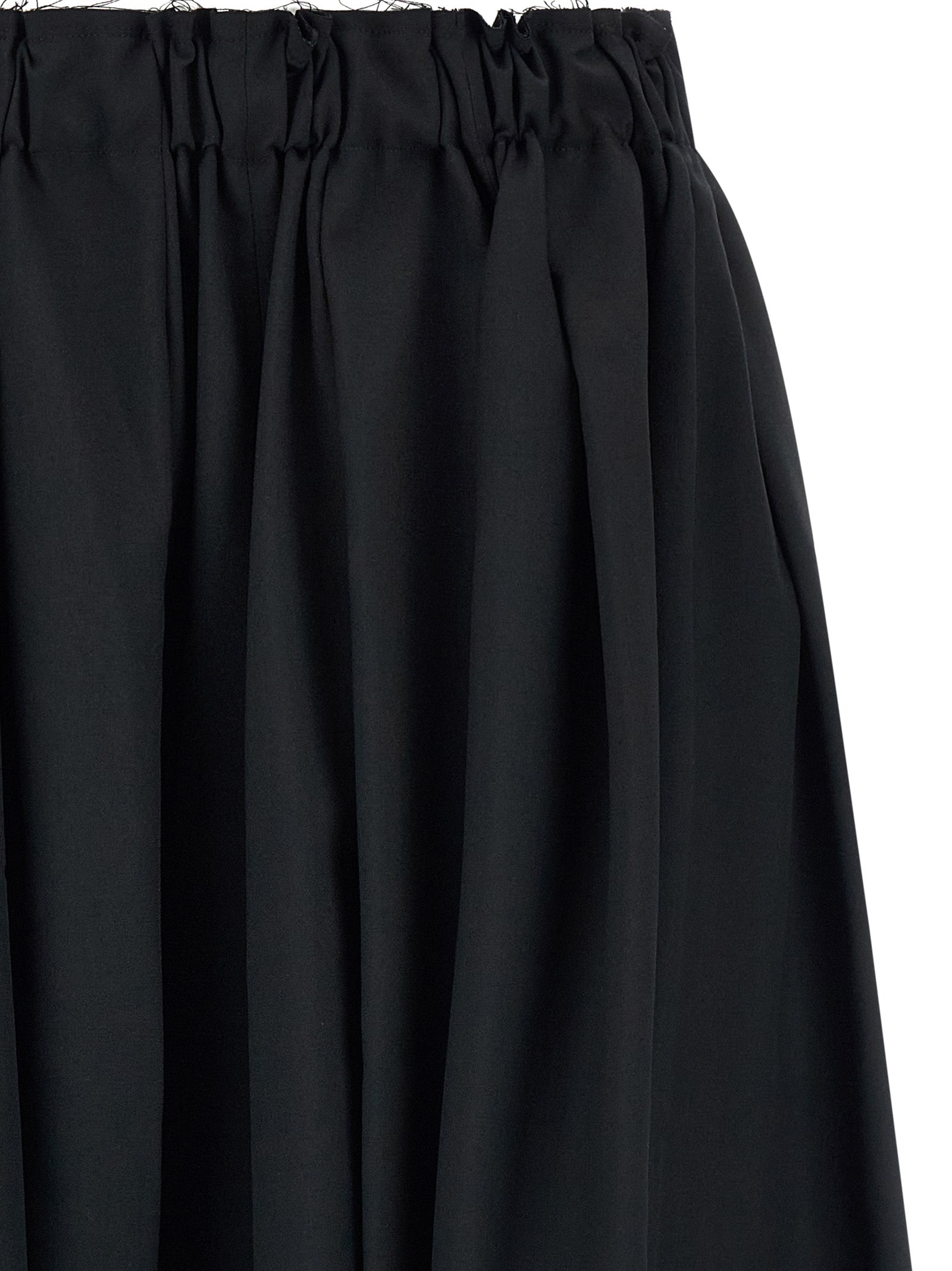 Comme Des Garçons Black Wool Bermuda Women's Shorts