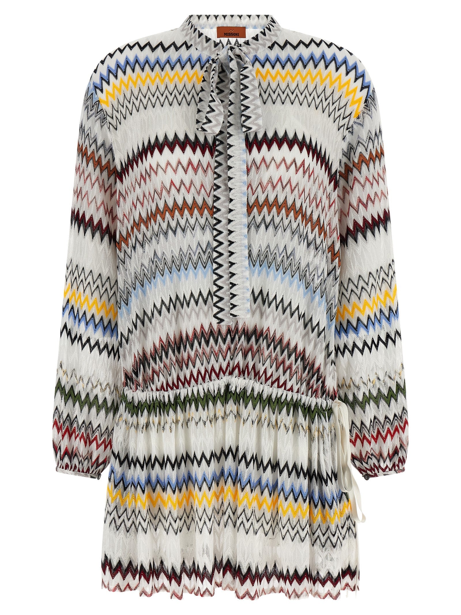 Missoni White Viscose Short Women's Dress
