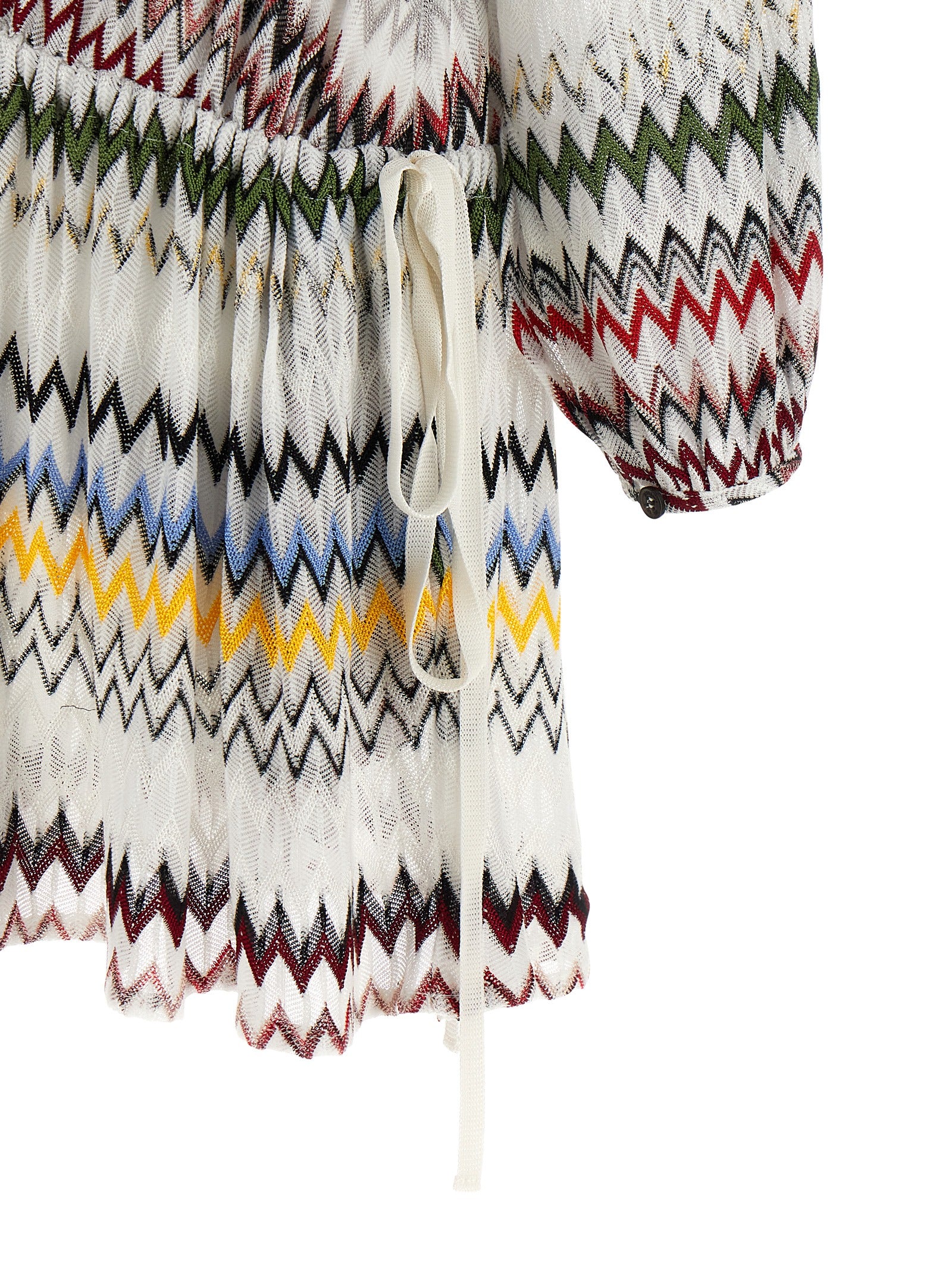 Missoni White Viscose Short Women's Dress