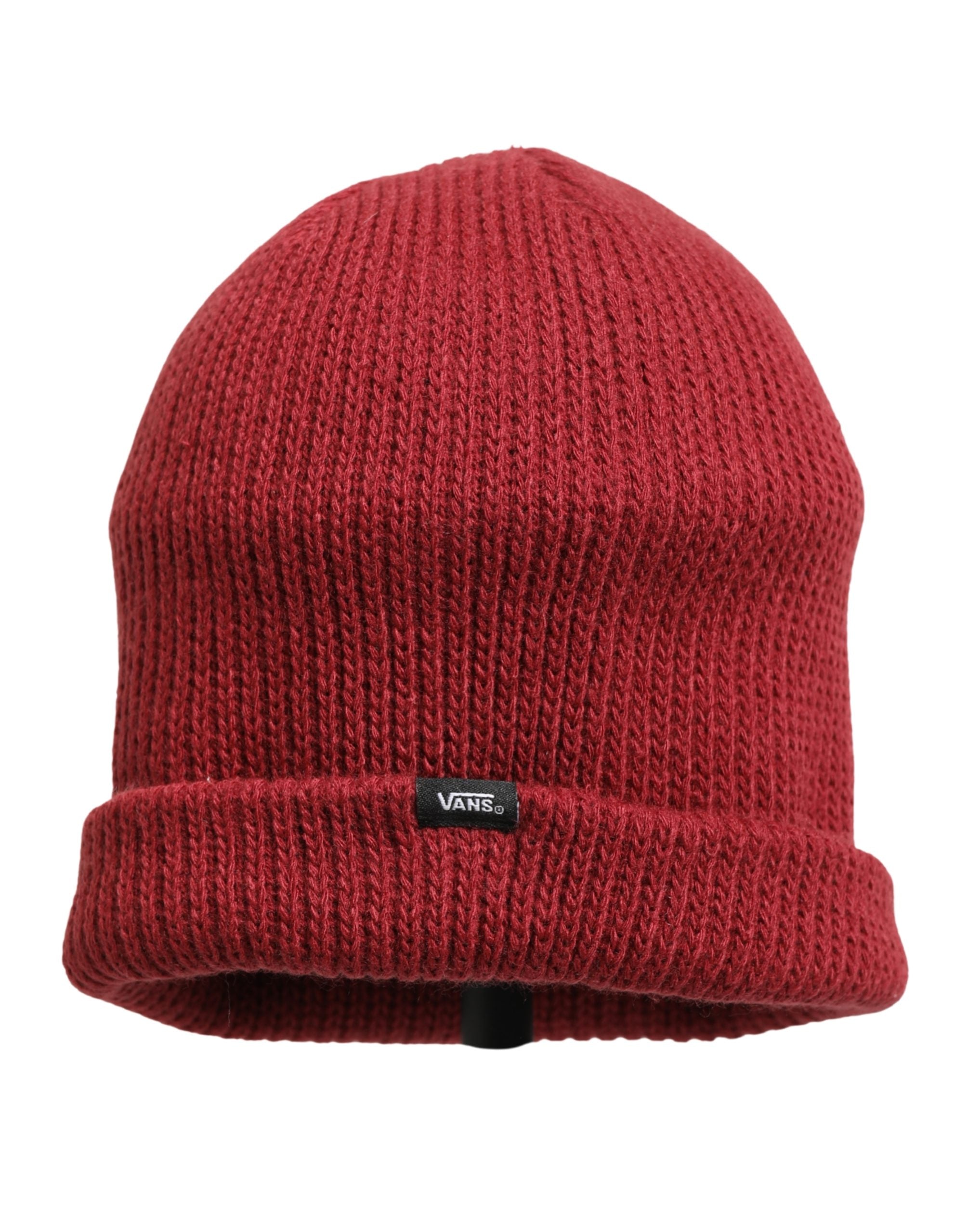 Vans Women Bordeaux Wool Knitted Winter Beanie Capello Women's Hat