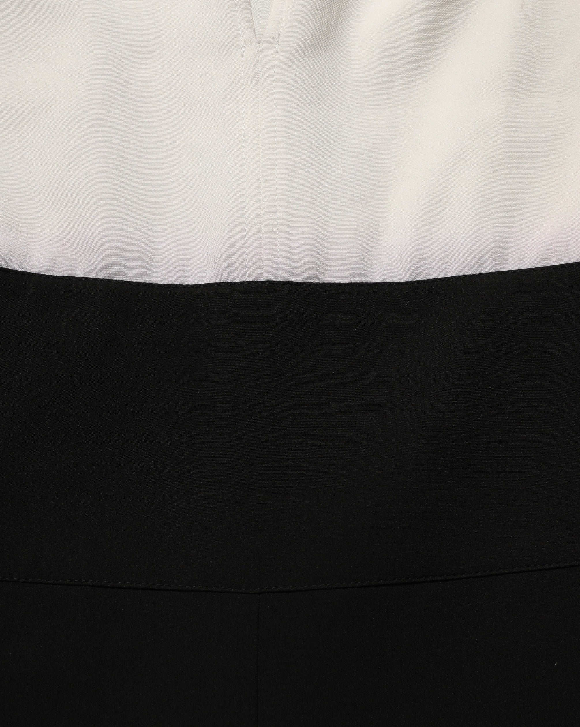 Atos Lombardini White Black Plunging Neck Sleeveless Bodysuit Women's Dress (Pre-Owned)