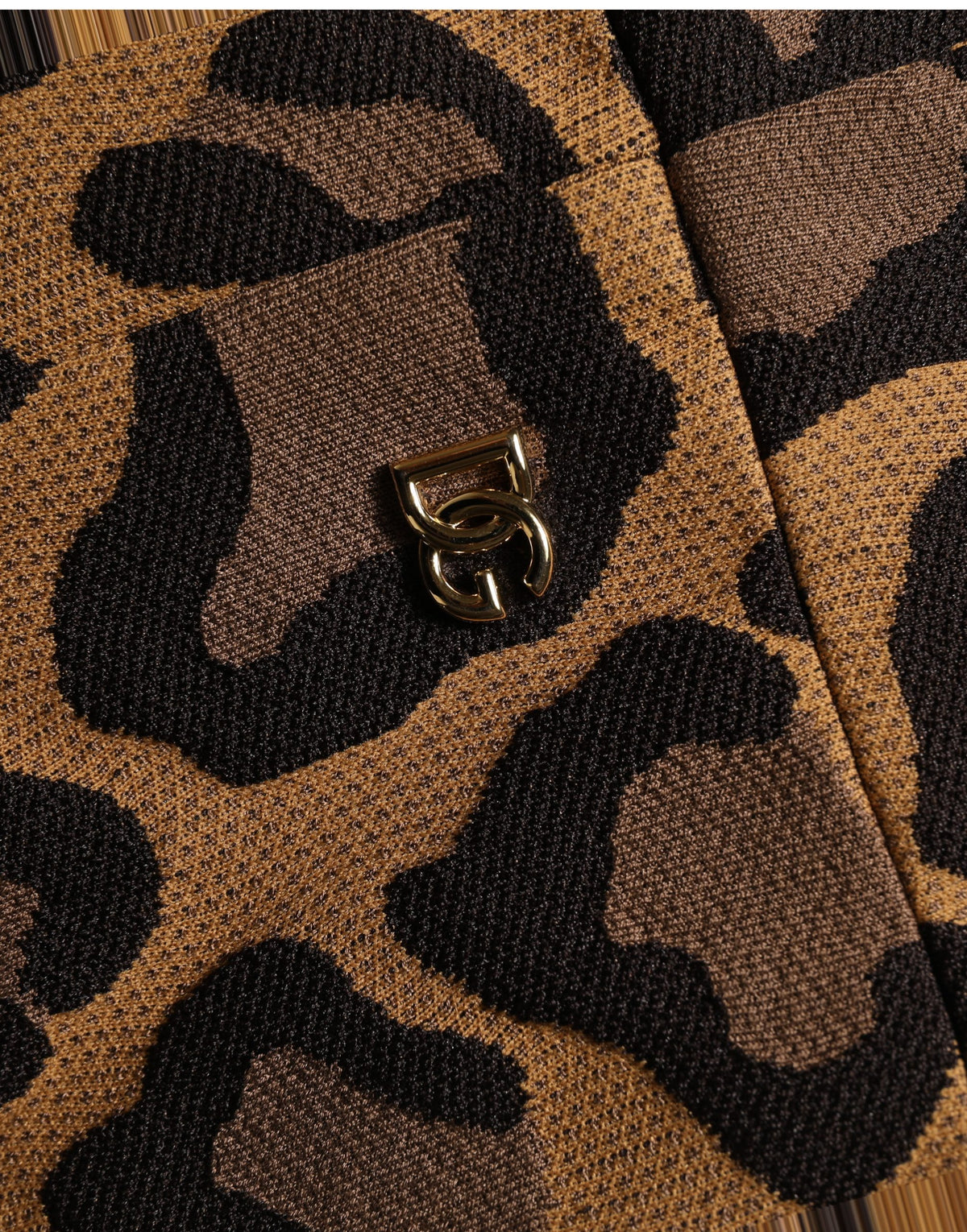 Dolce & Gabbana Brown LeopardPrint Flared A-line Mini Women's Dress