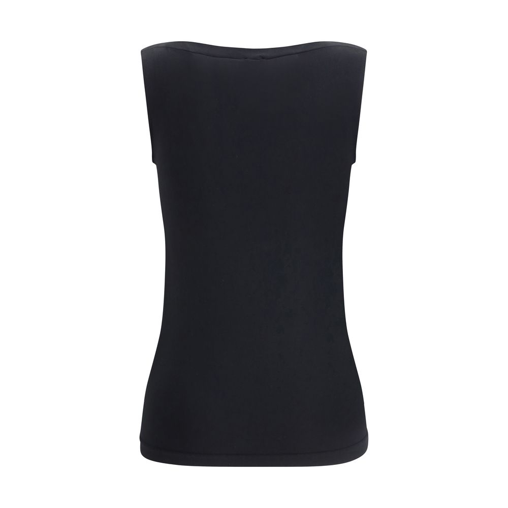 Wolford Black Modal Sleeveles Women's T-Shirt