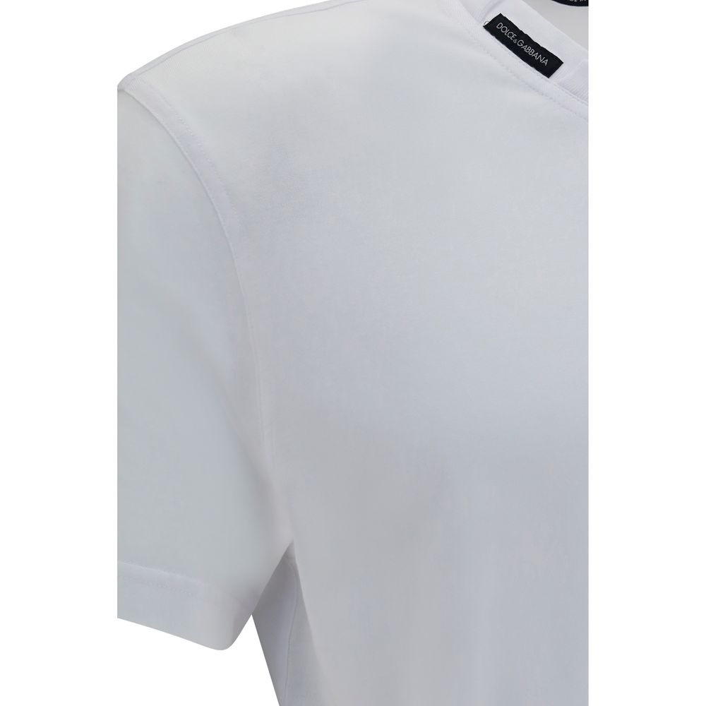 Dolce & Gabbana White Cotton Men's T-Shirt