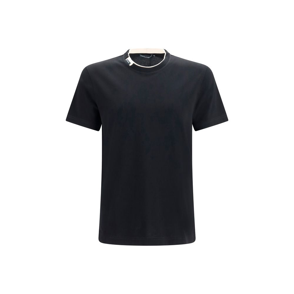 Dolce & Gabbana Black Cotton Men's T-Shirt