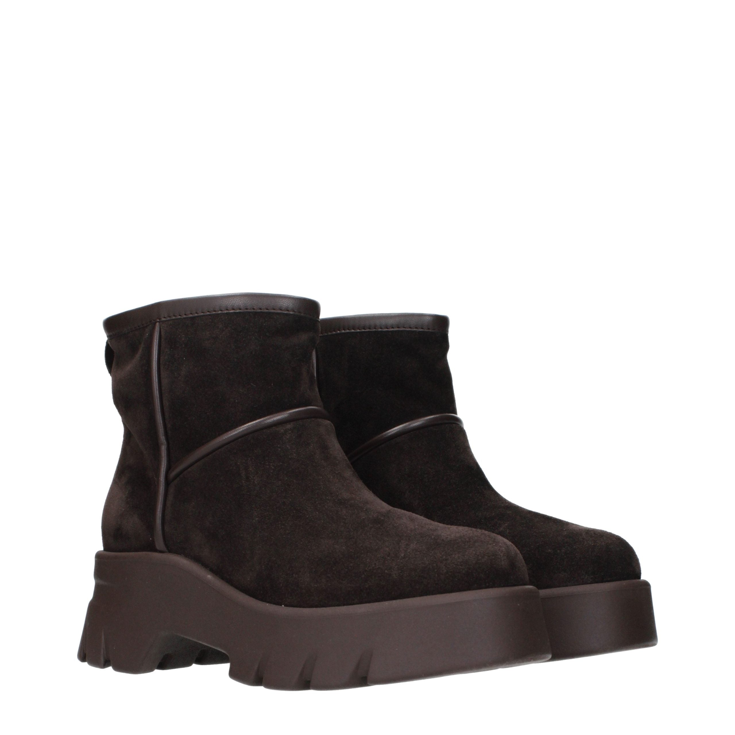 Gianvito Rossi Brown Leather Ankle Women's Boots
