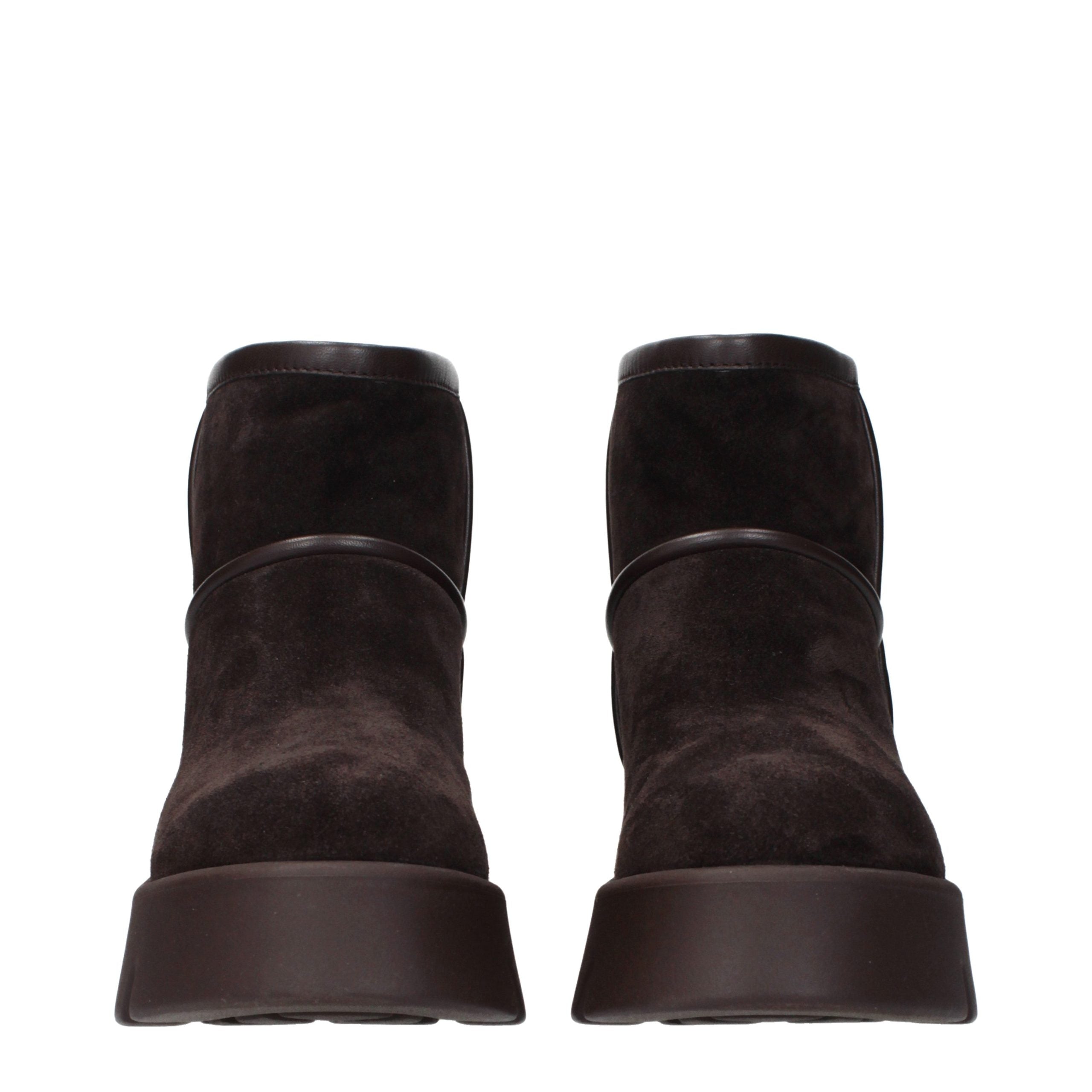 Gianvito Rossi Brown Leather Ankle Women's Boots
